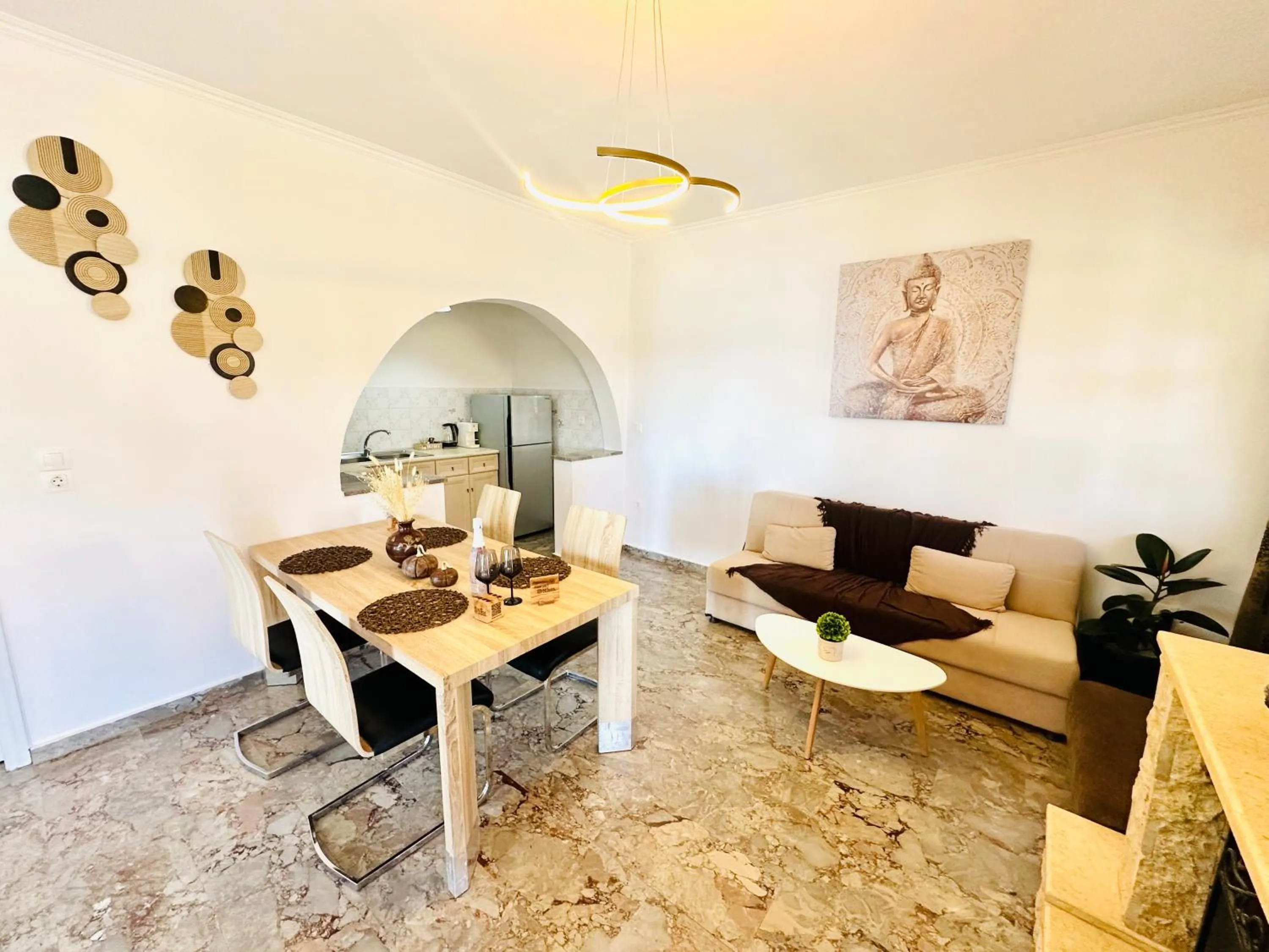 Living room in Nikos Apartments Corfu