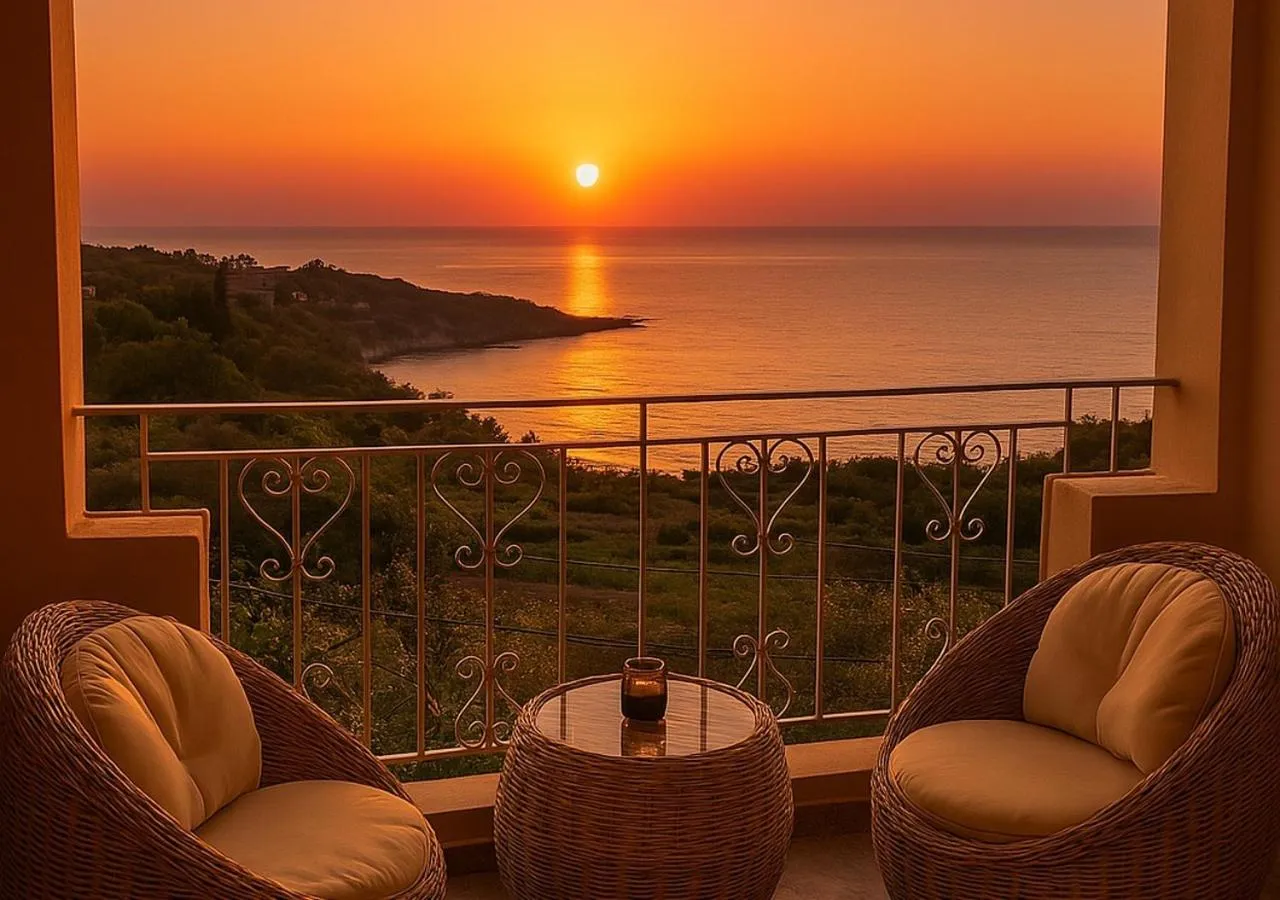 Natural landscape in Nikos Apartments Corfu