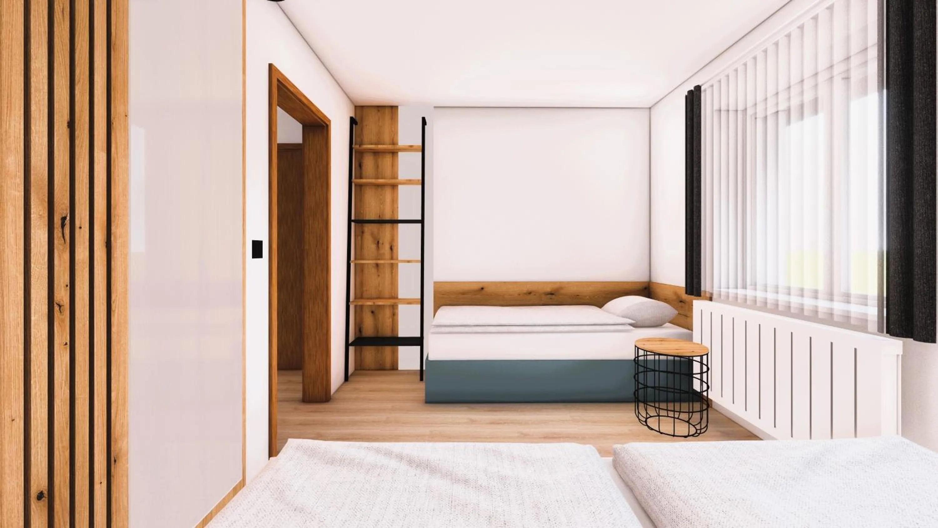 Bed in Pension Bed&Breakfast