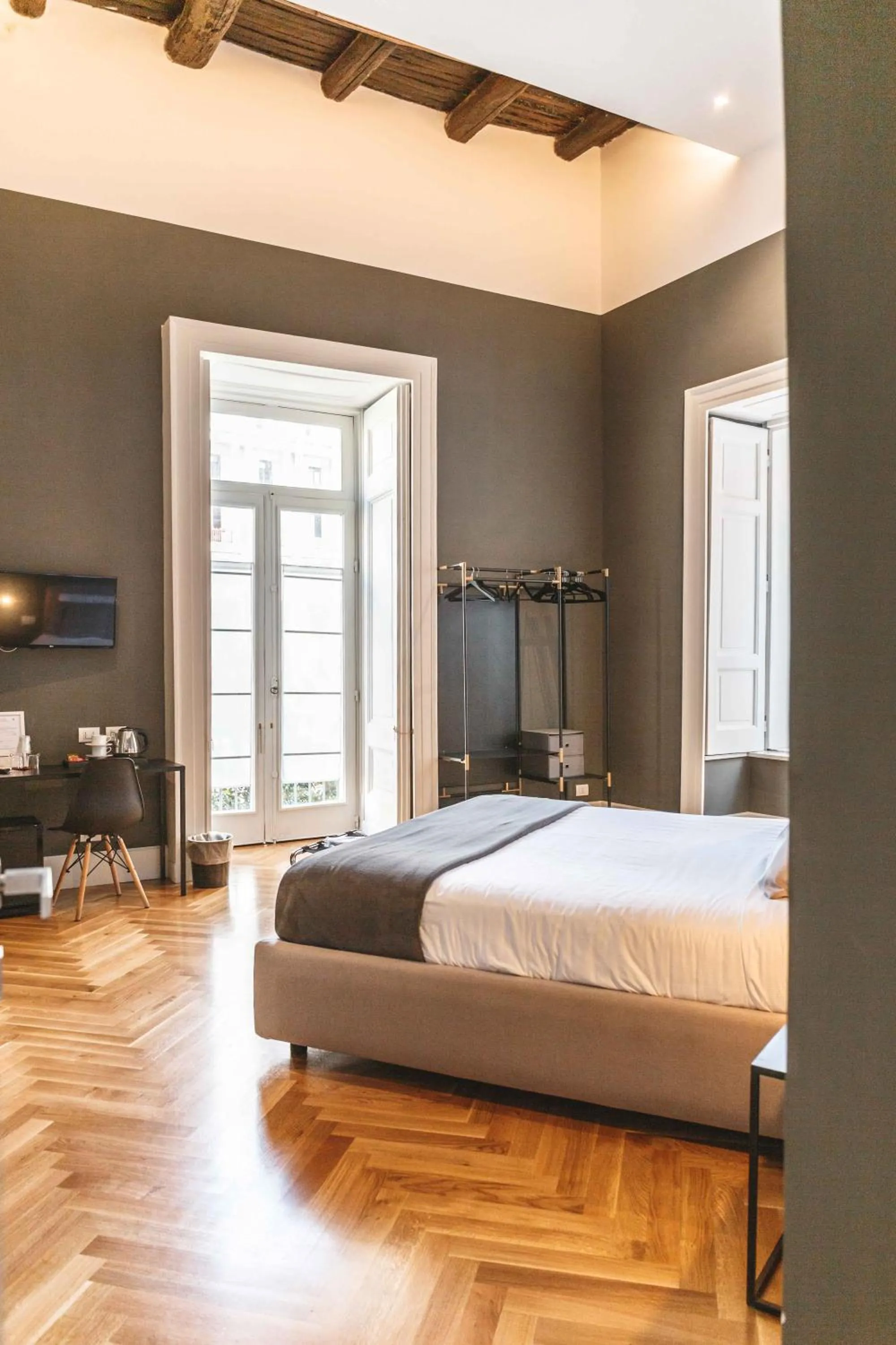 Balcony/Terrace, Bed in Relais Della Porta