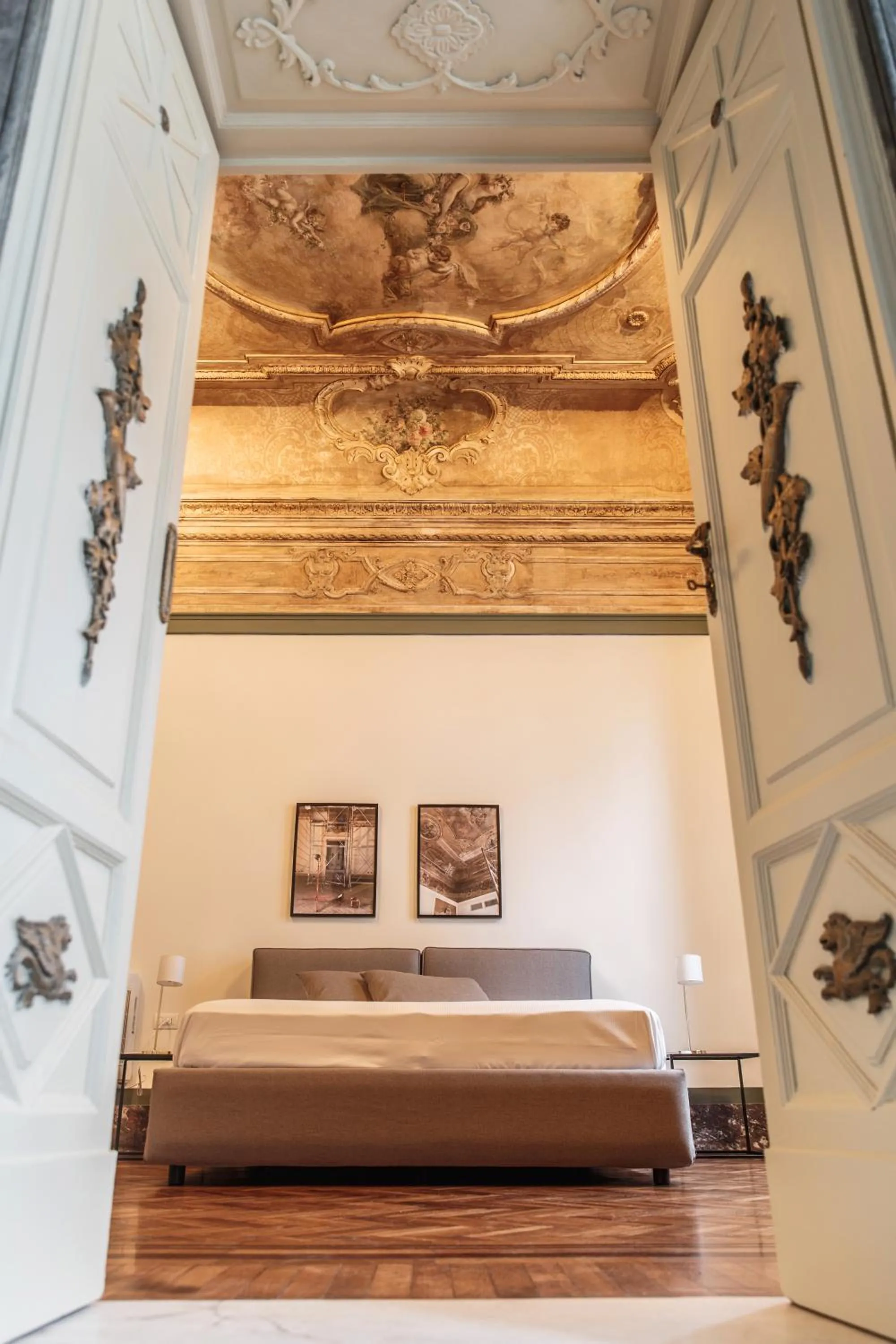 Balcony/Terrace, Bed in Relais Della Porta