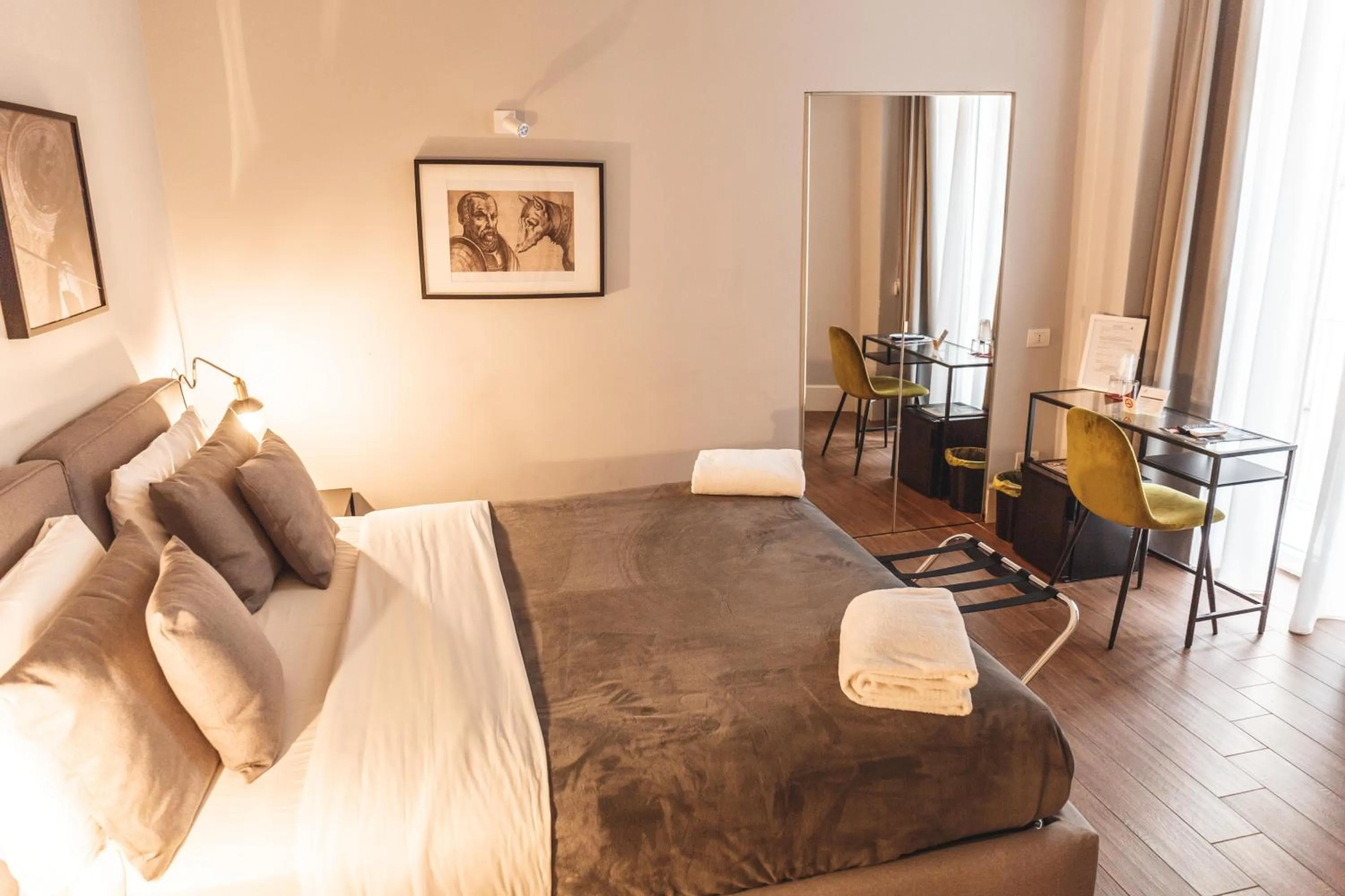 Balcony/Terrace, Bed in Relais Della Porta