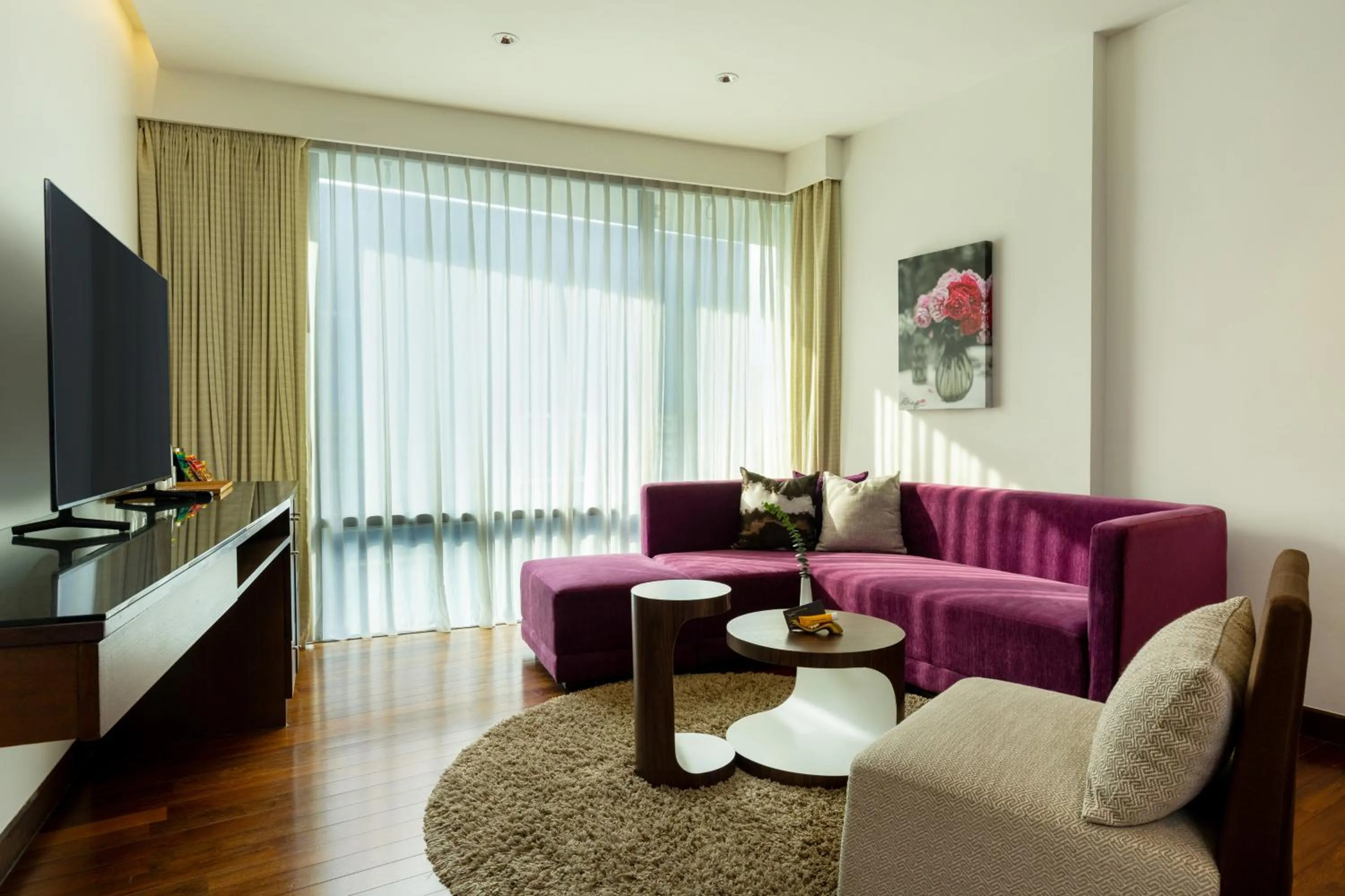 Living room in LiT BANGKOK Hotel