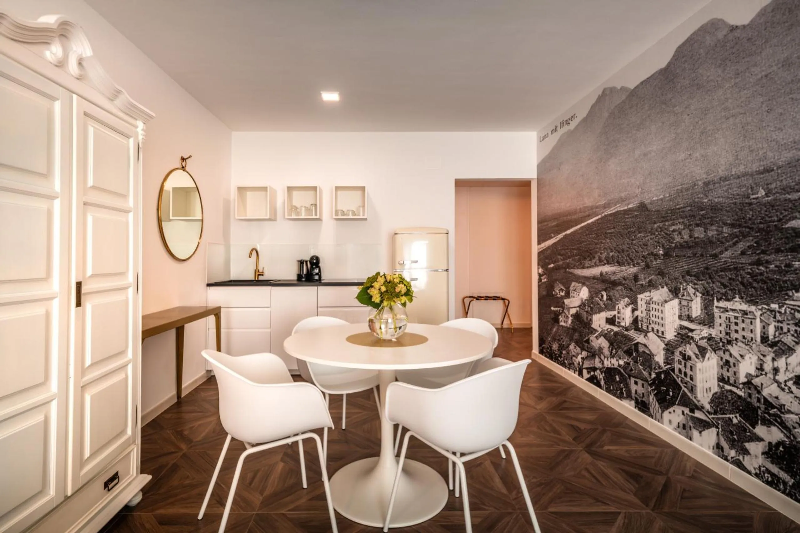 Living room in goldfinger + suites