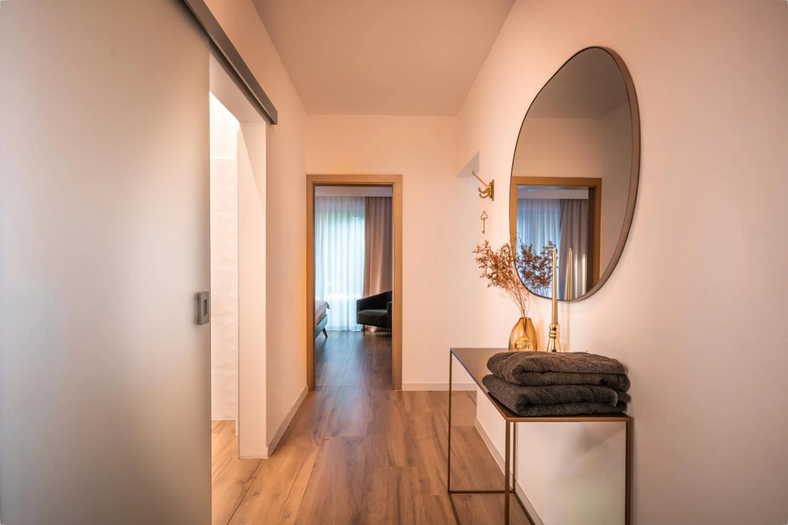 Living room in goldfinger + suites