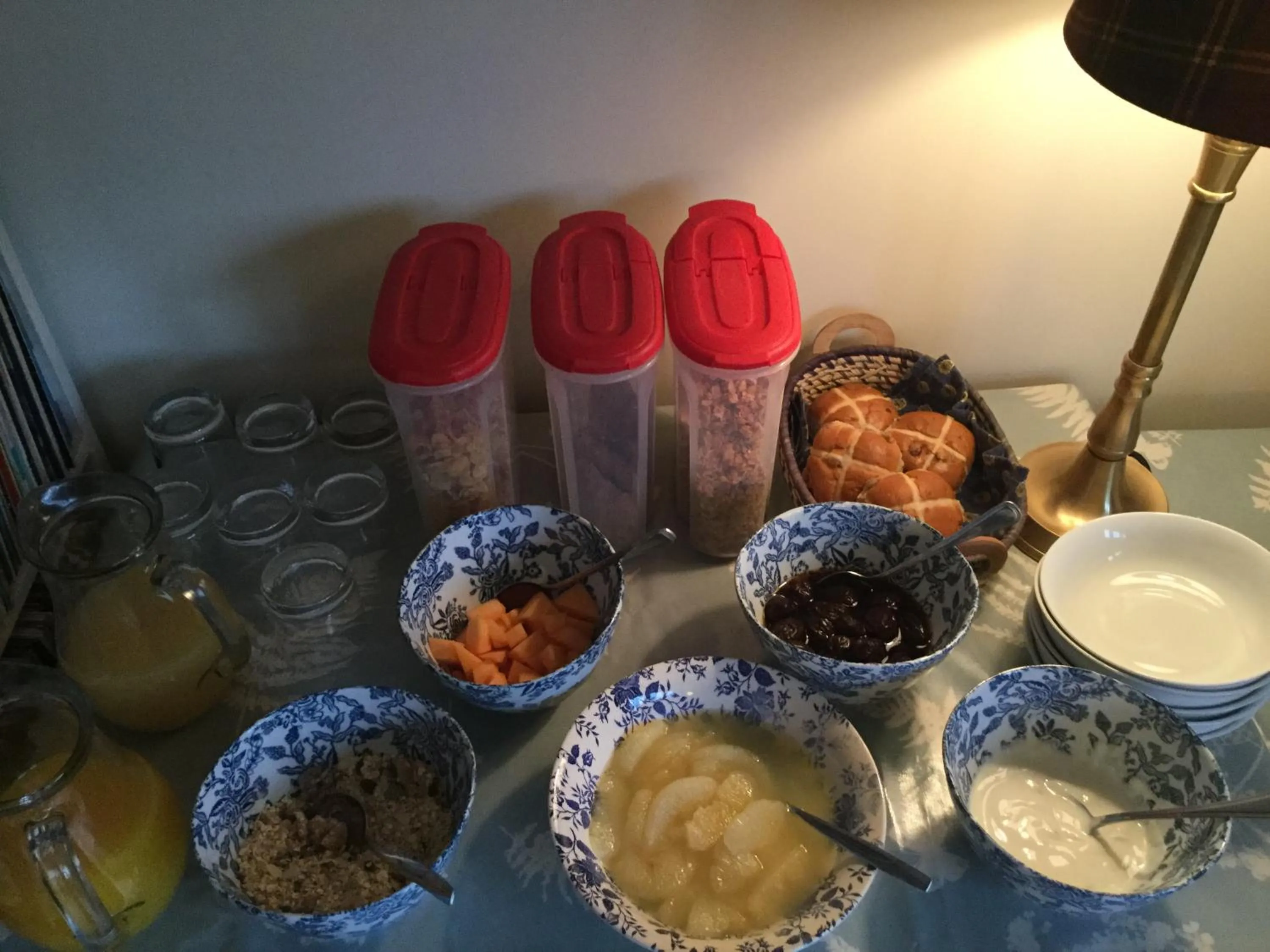 English/Irish breakfast in The Lodge, at Orchard Cottage