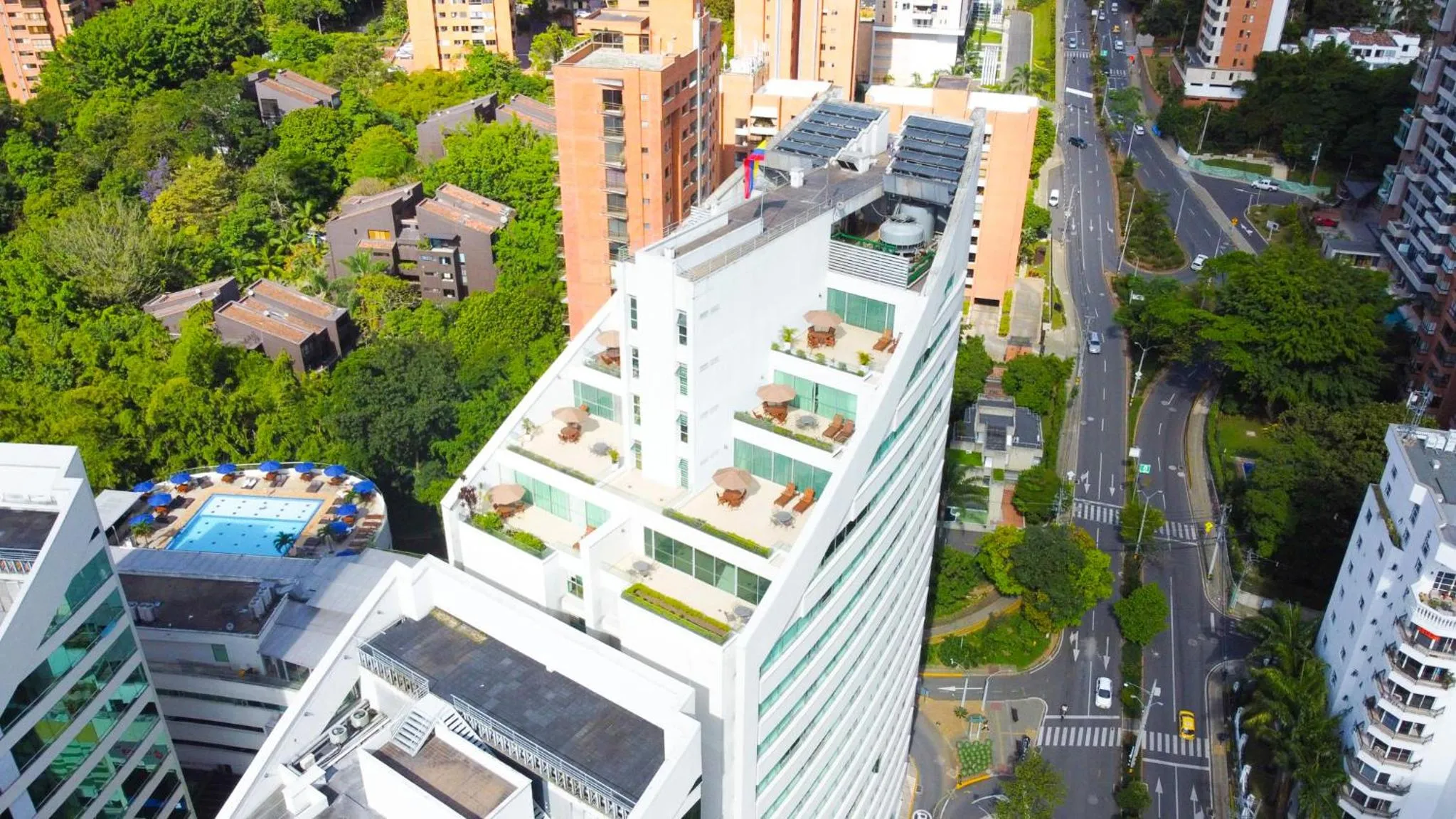 Bird's eye view in Hotel San Fernando Plaza