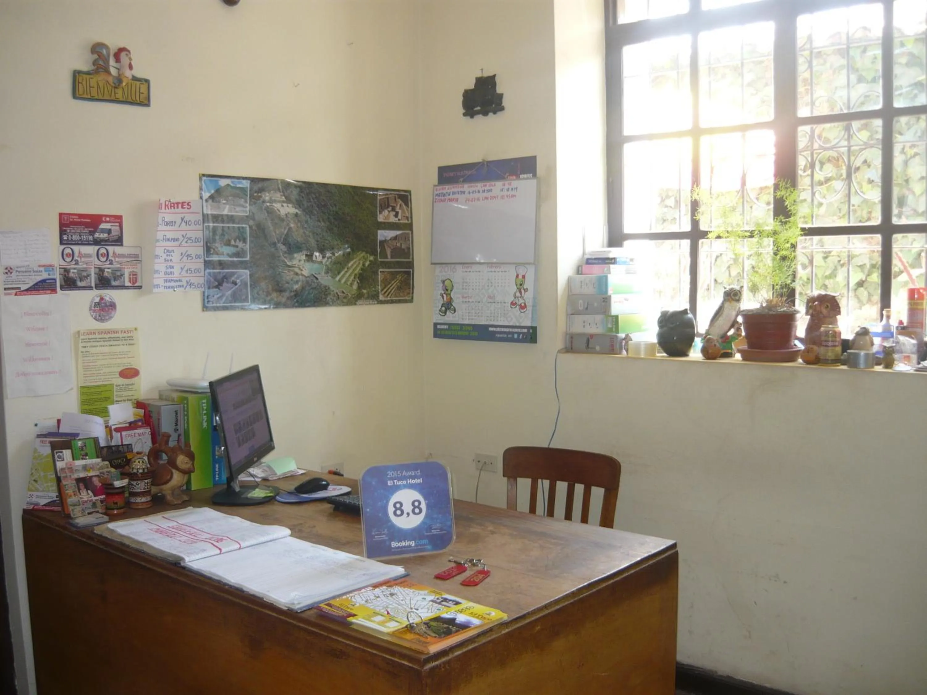 Lobby or reception in El Tuco Hotel