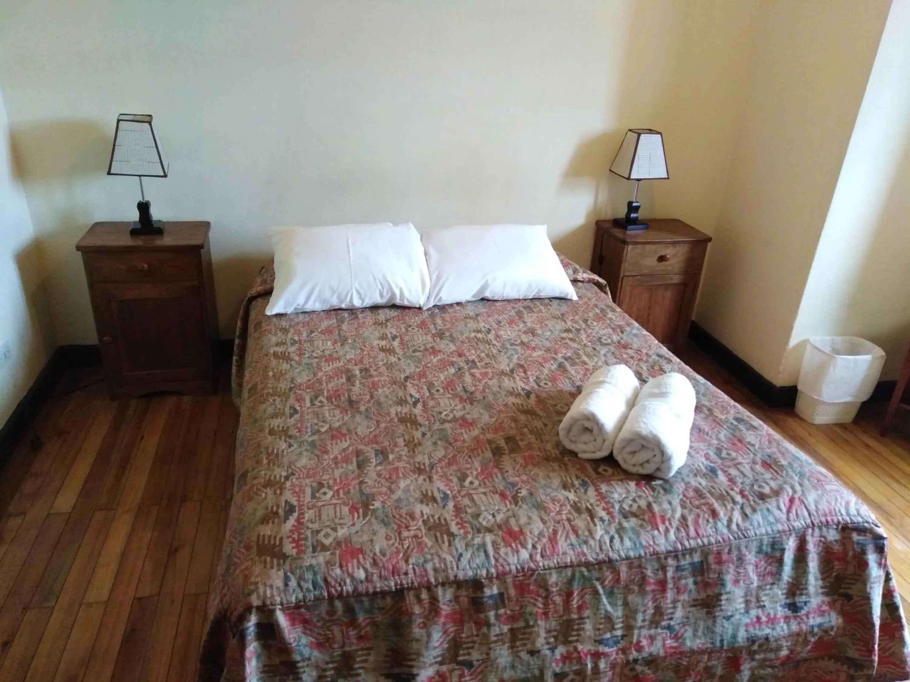 Bed in El Tuco Hotel