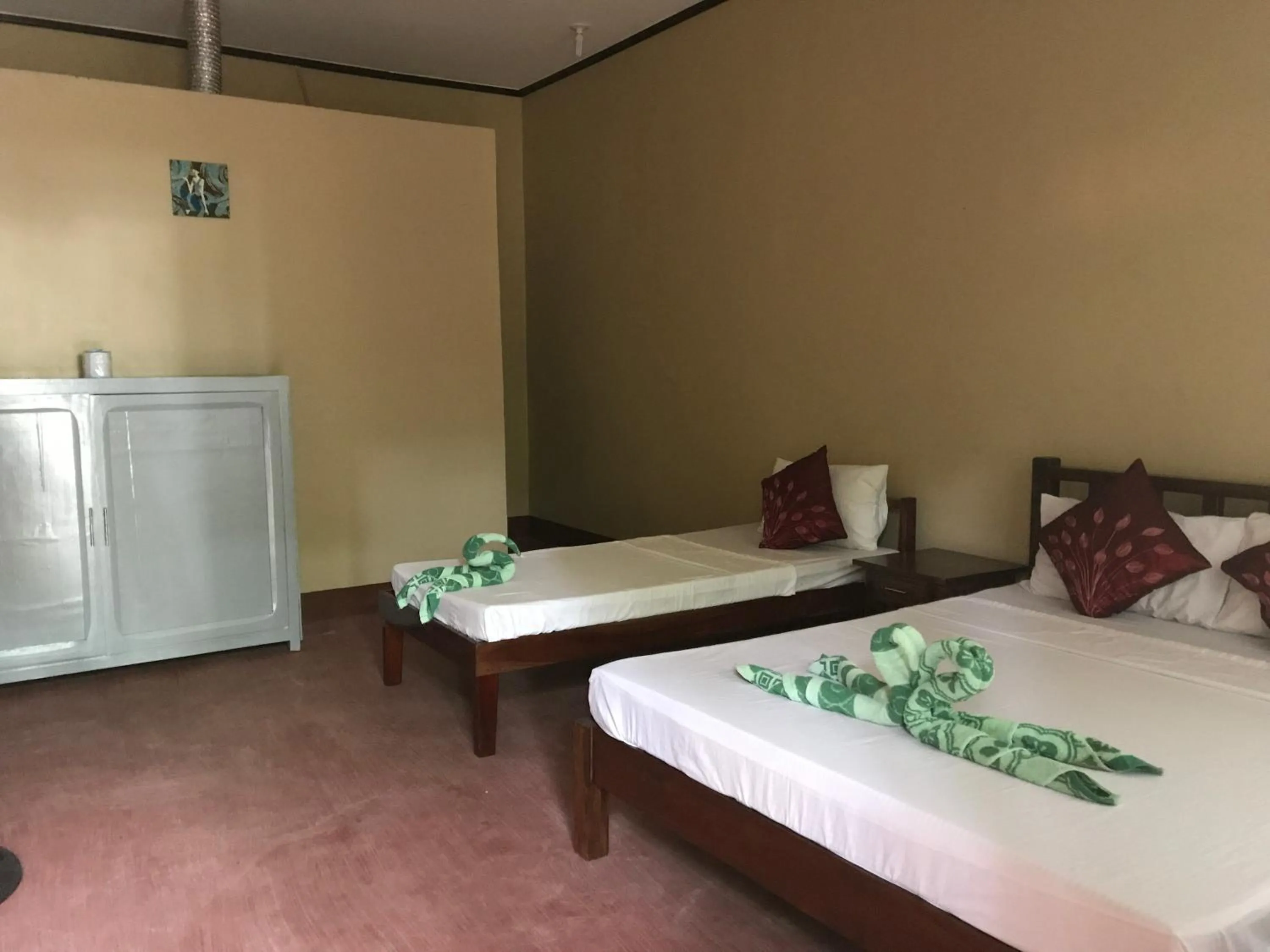 Bed in Adventure Camp Beach Resort