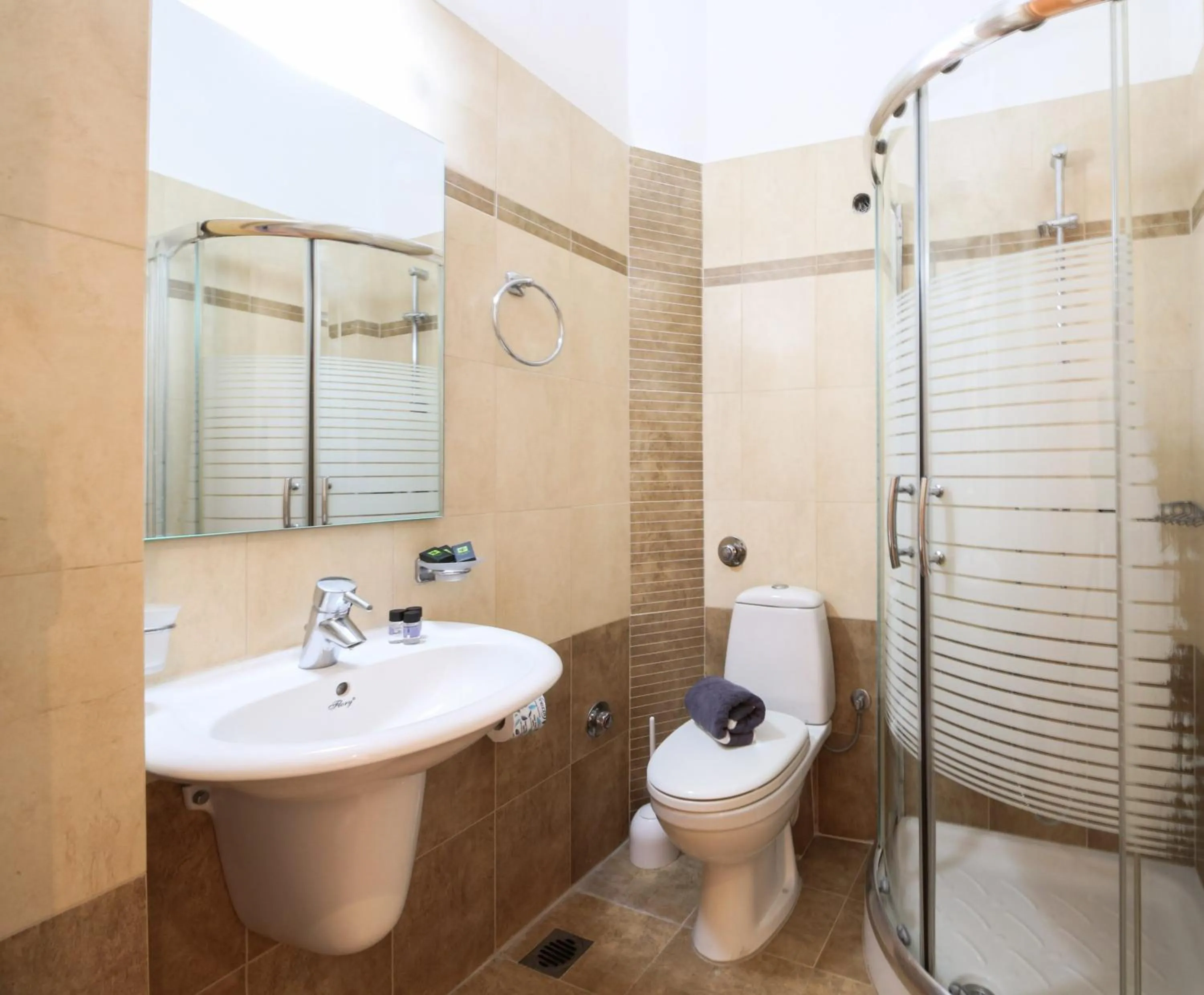 Bathroom in Saronis Hotel