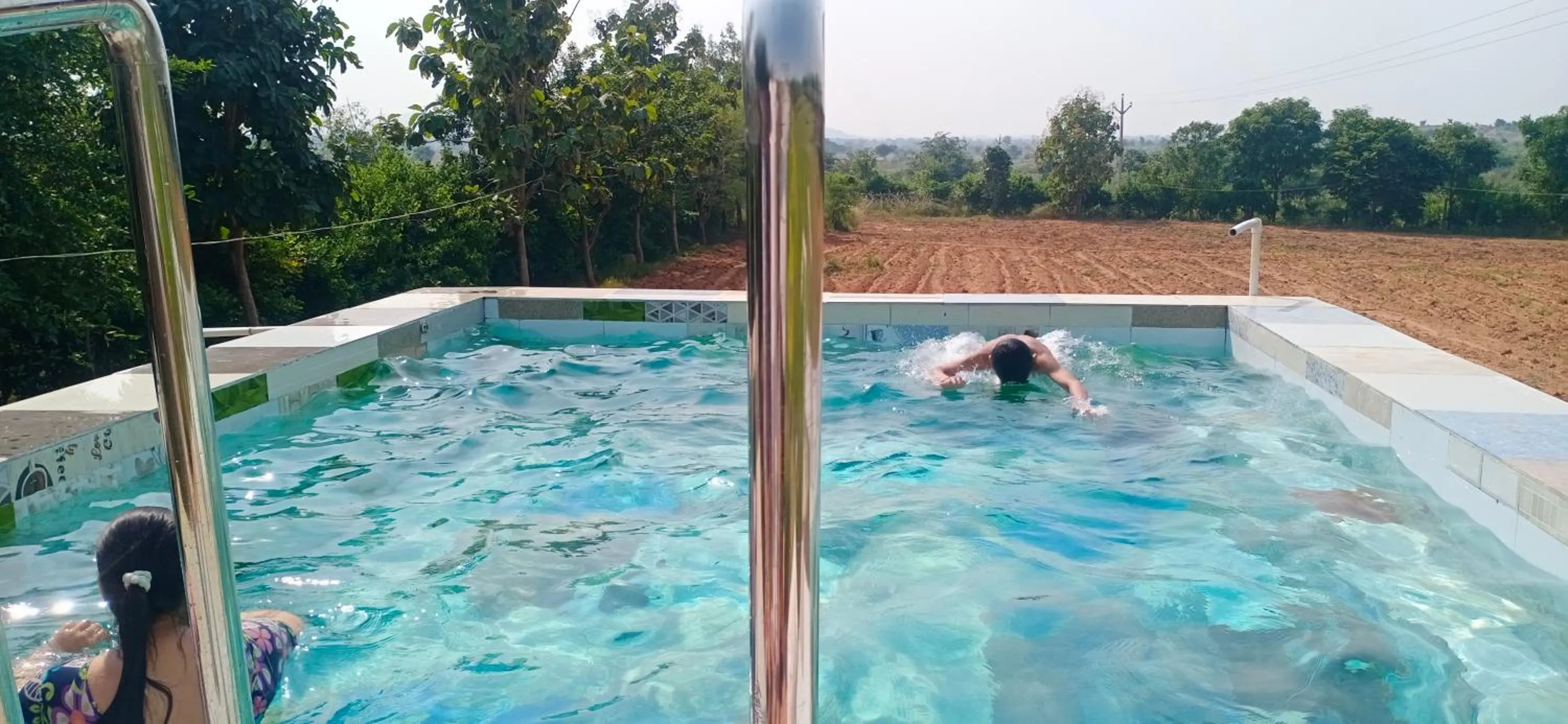 Swimming pool in An Authentic Village Farm