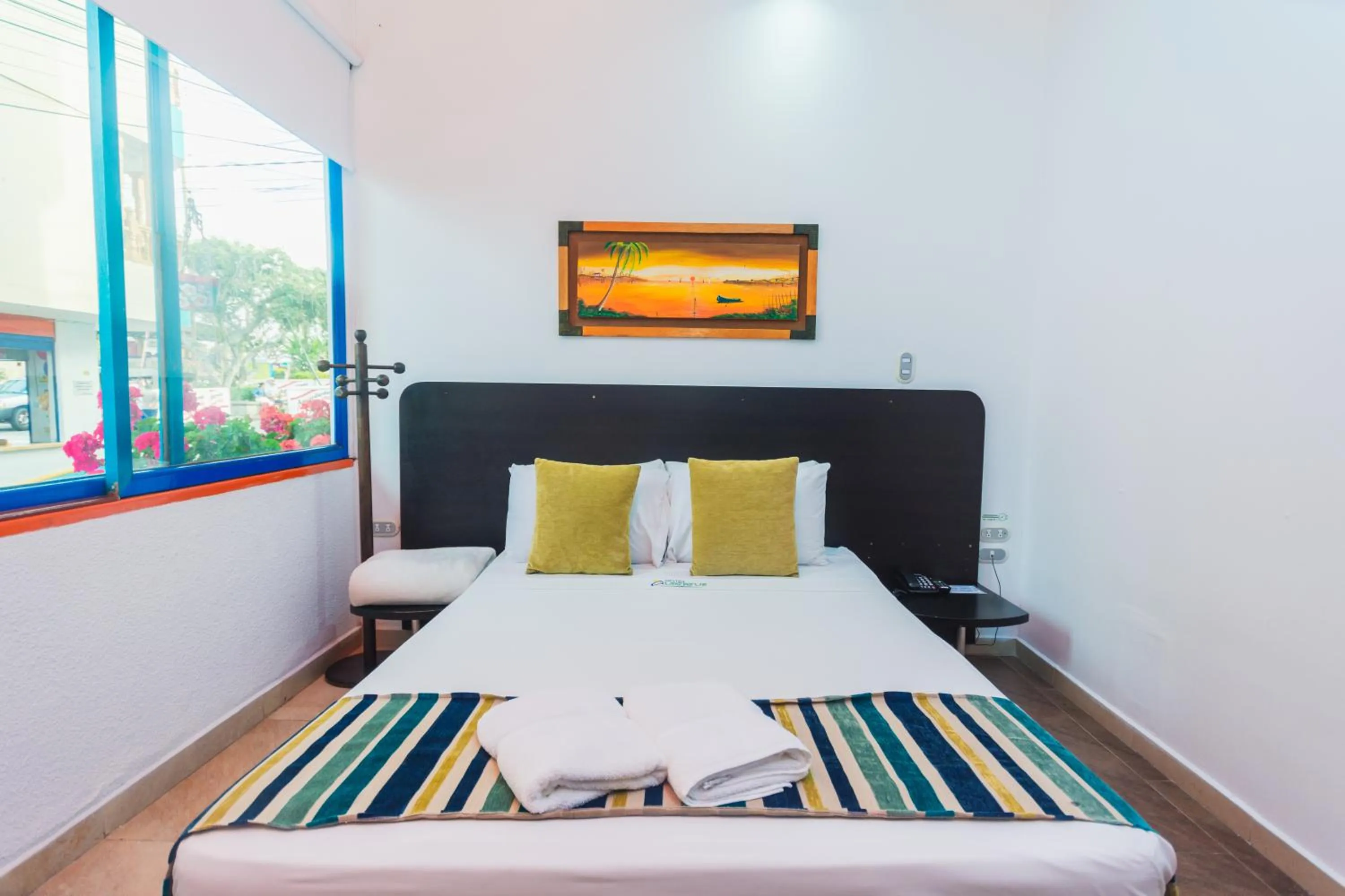 Bed in Hotel Guatatur