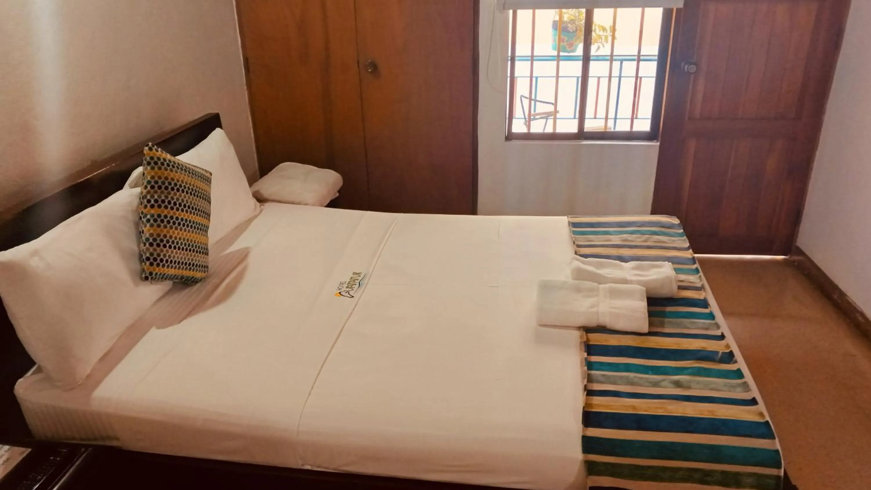 Bed in Hotel Guatatur