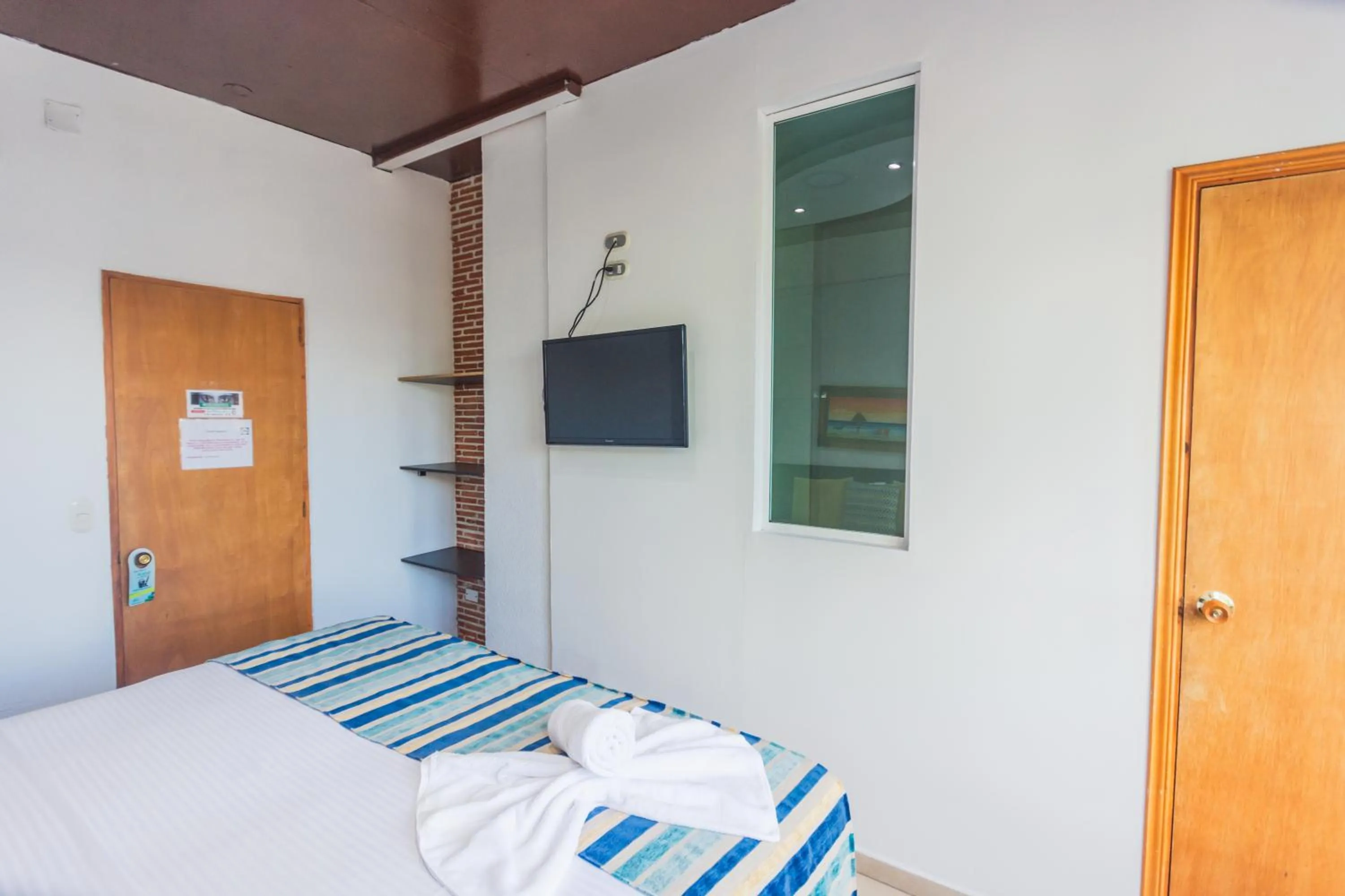 Bed in Hotel Guatatur