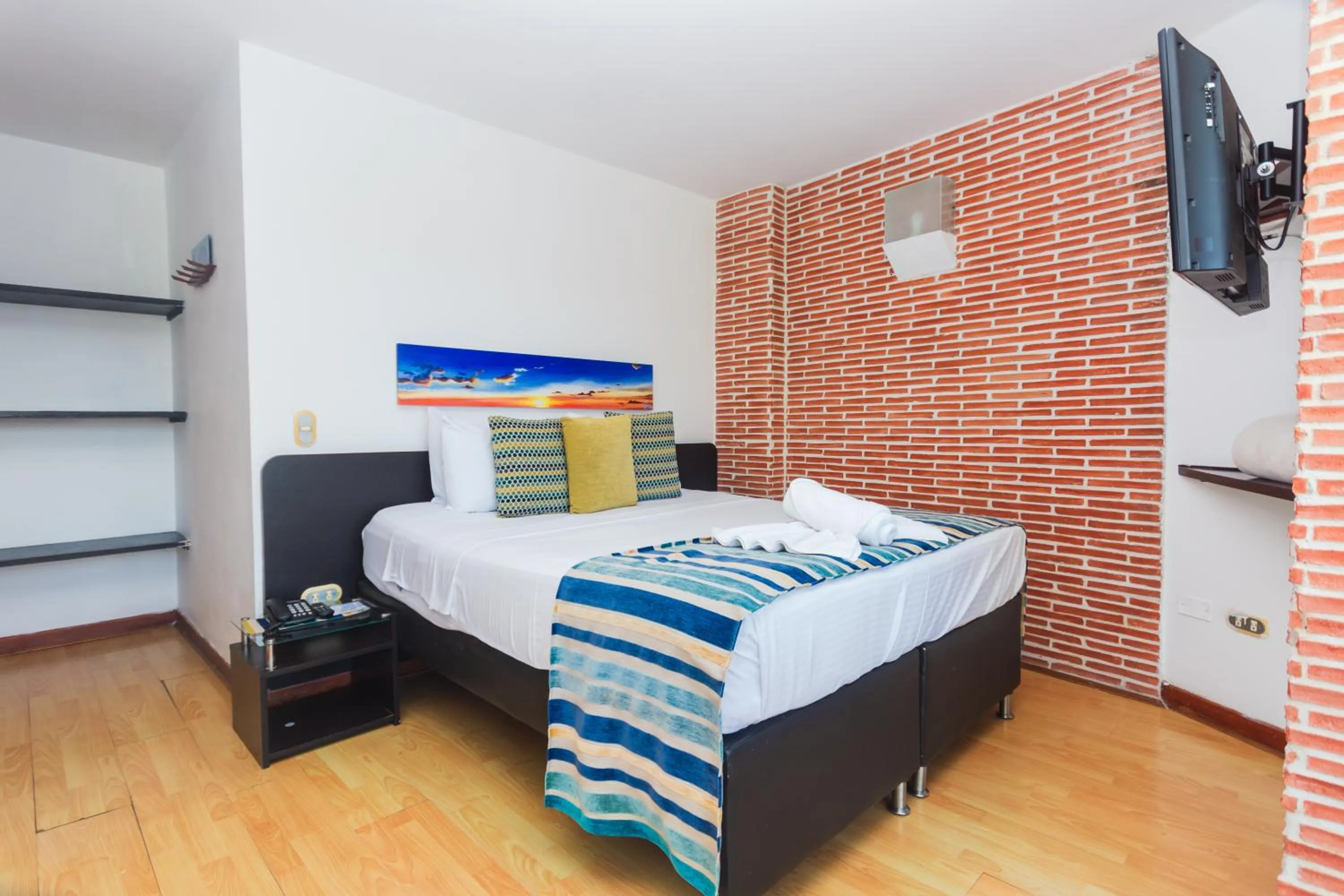 Bed in Hotel Guatatur