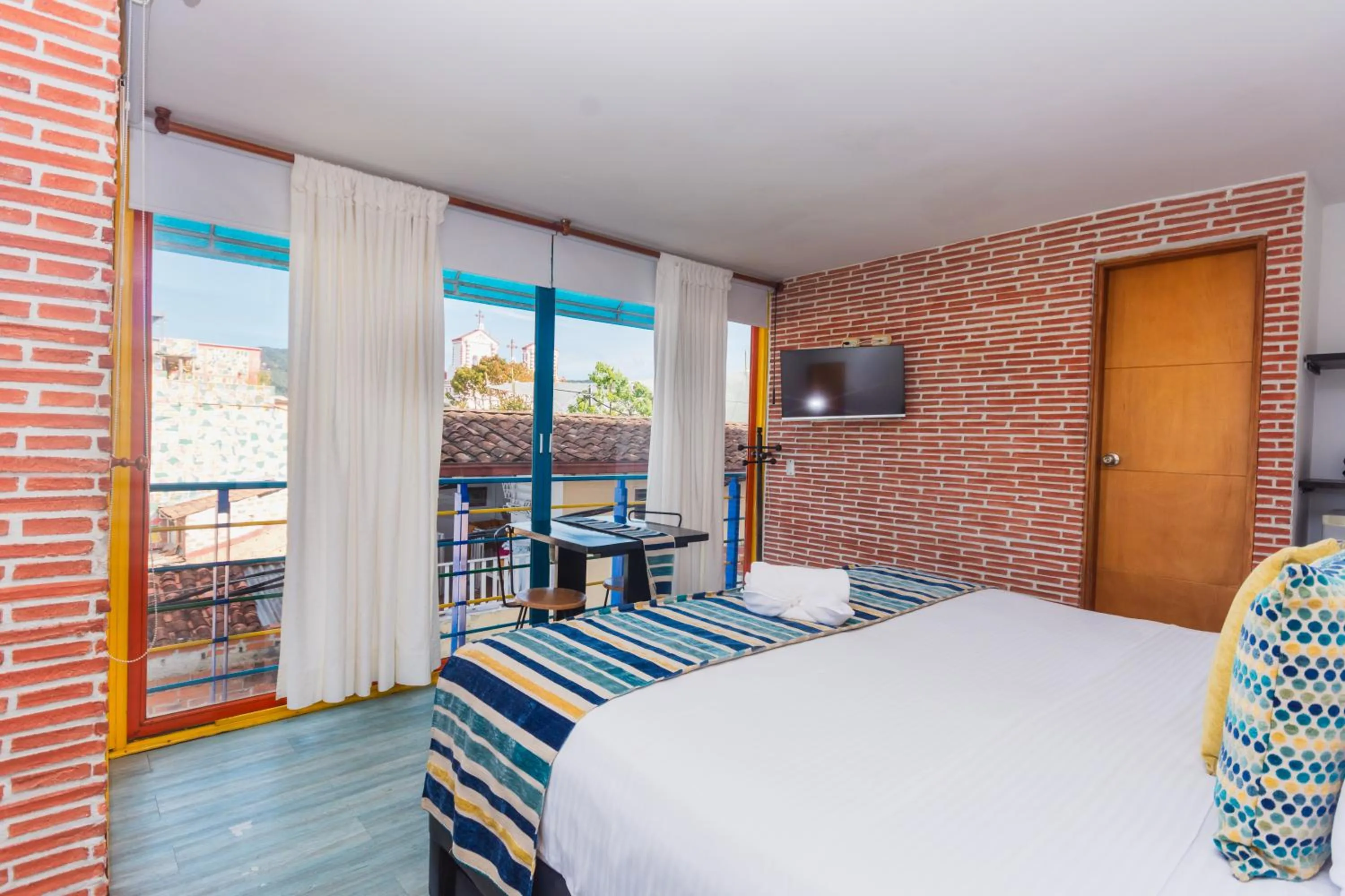 Bed in Hotel Guatatur