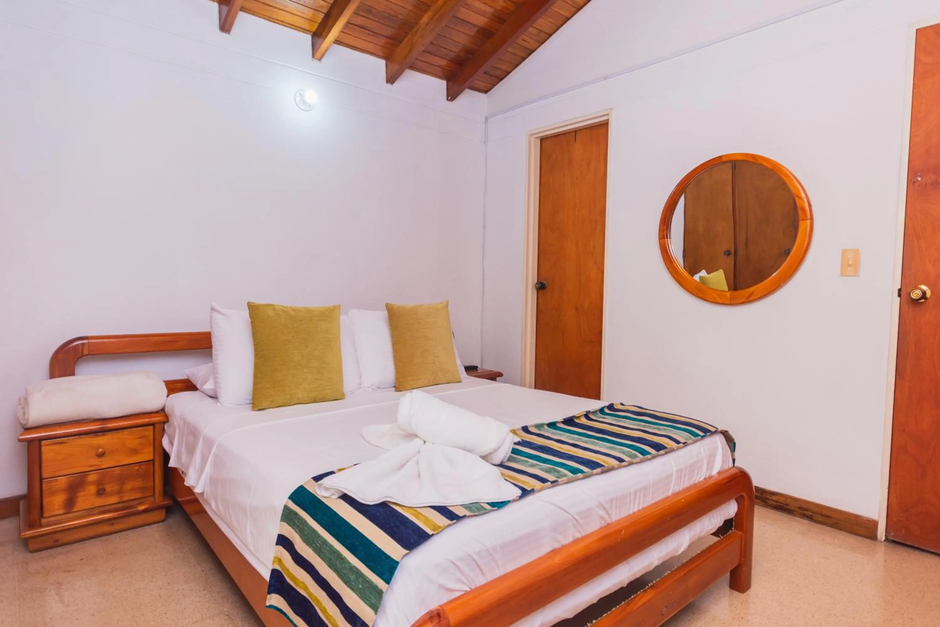 Bed in Hotel Guatatur