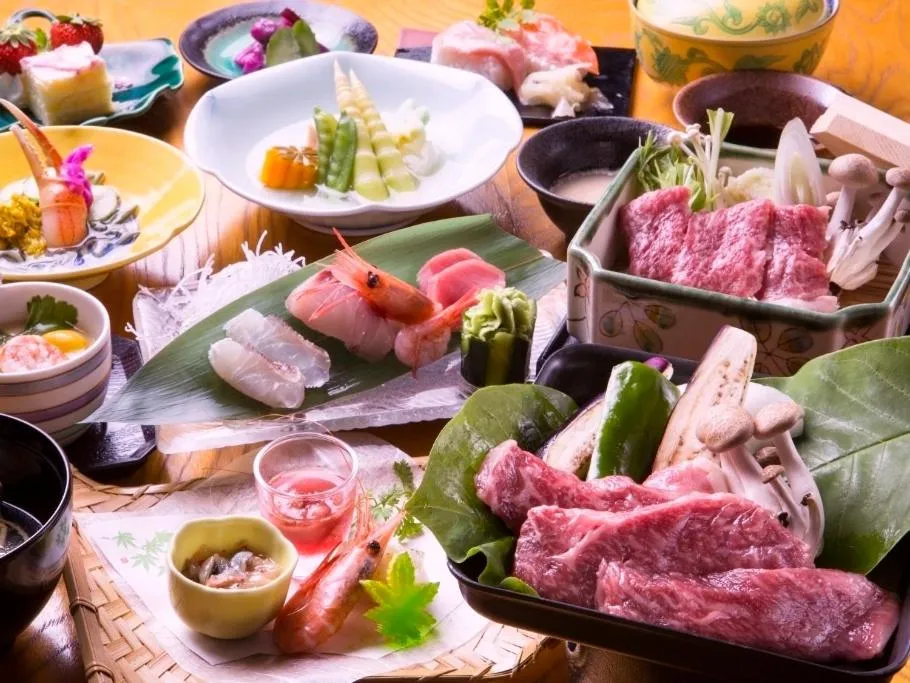 Food in Karurusu Onsen Yumoto Orofuresou