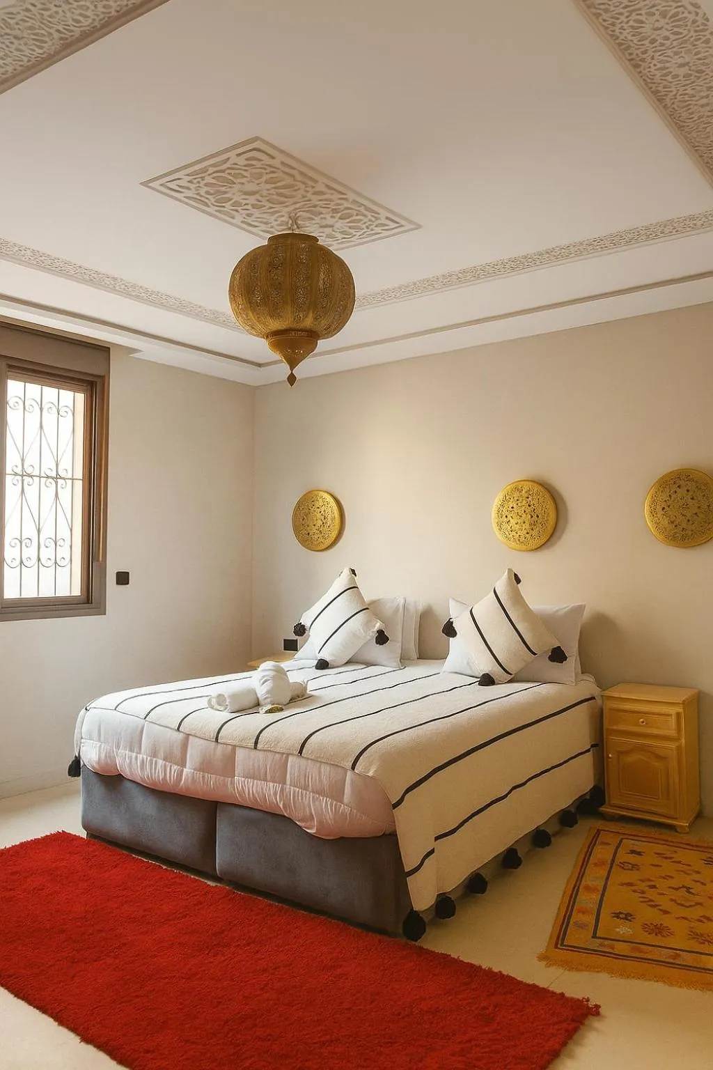 Bed in Hôtel Restaurant Dar Al Madina