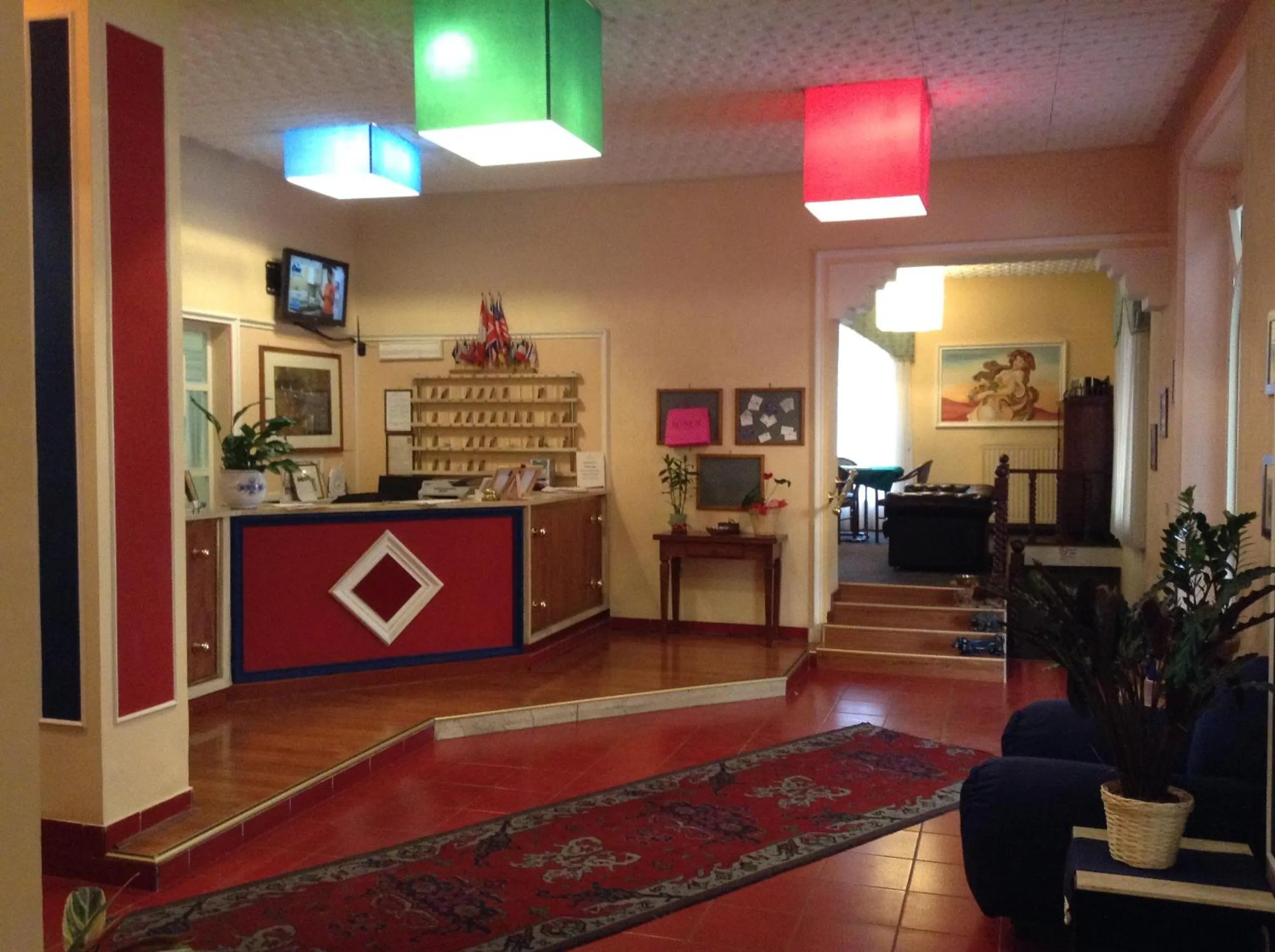 Lobby or reception in Hotel Iris Crillon