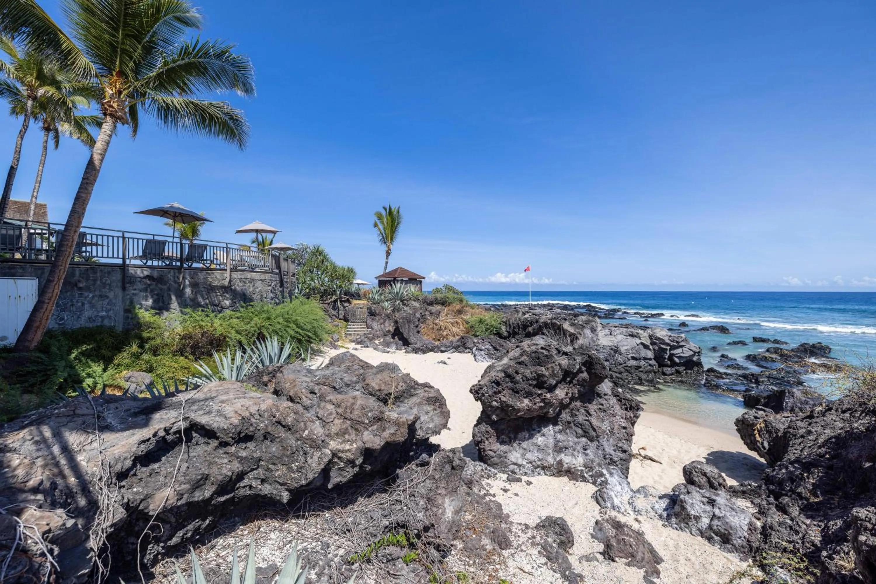 Natural landscape in Hotel Le Boucan Canot