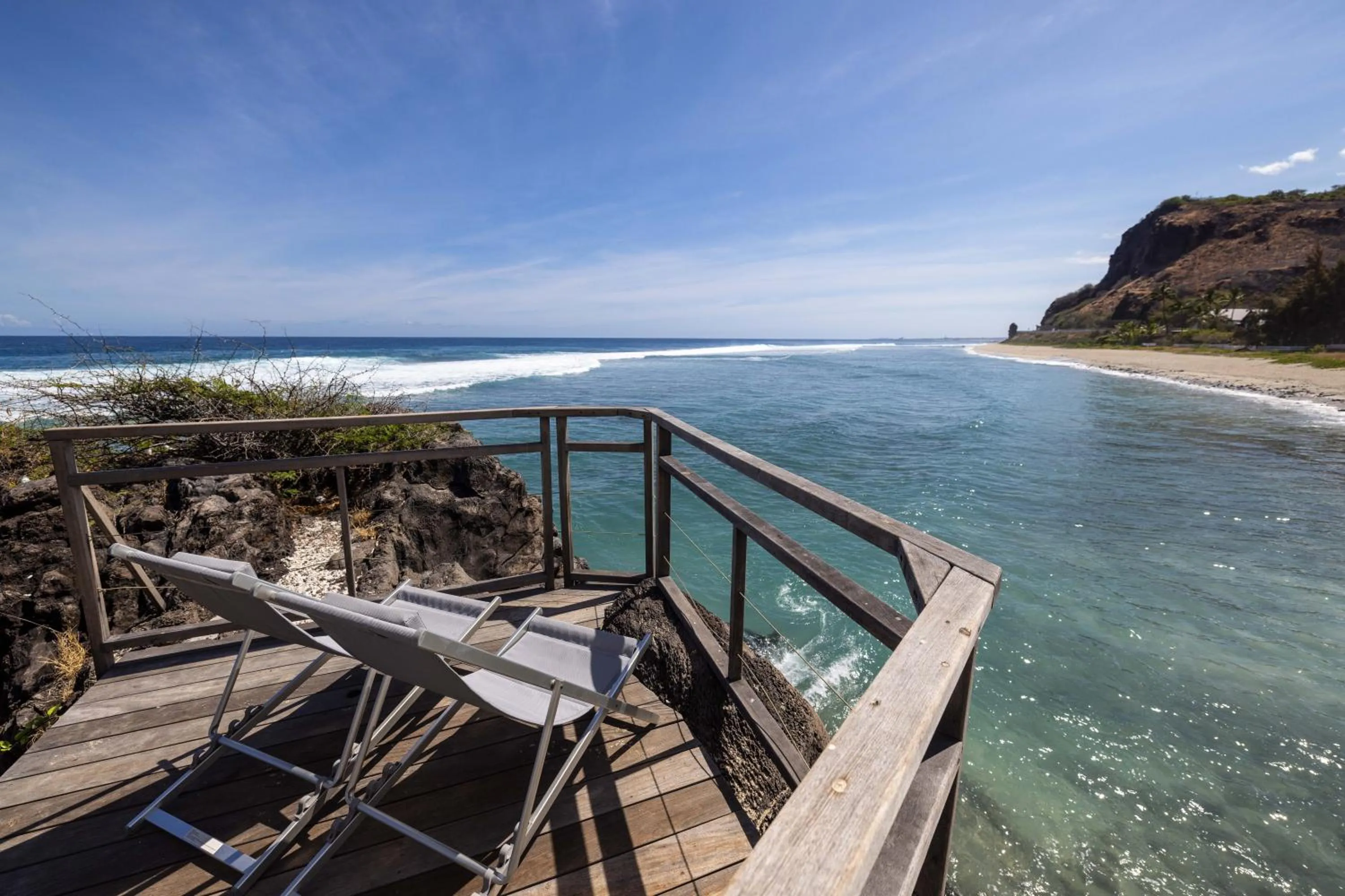 Natural landscape in Hotel Le Boucan Canot