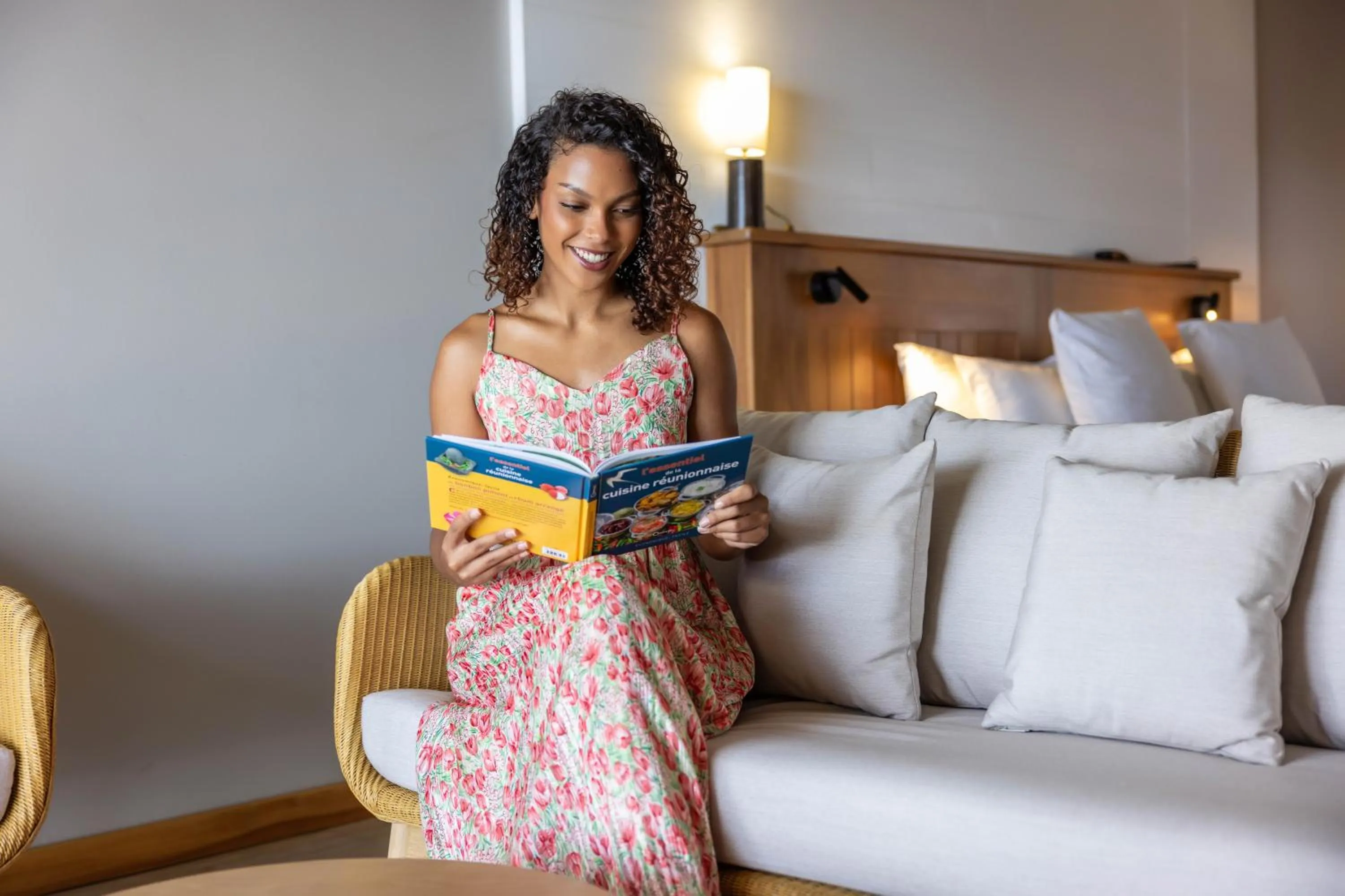 Living room in Hotel Le Boucan Canot