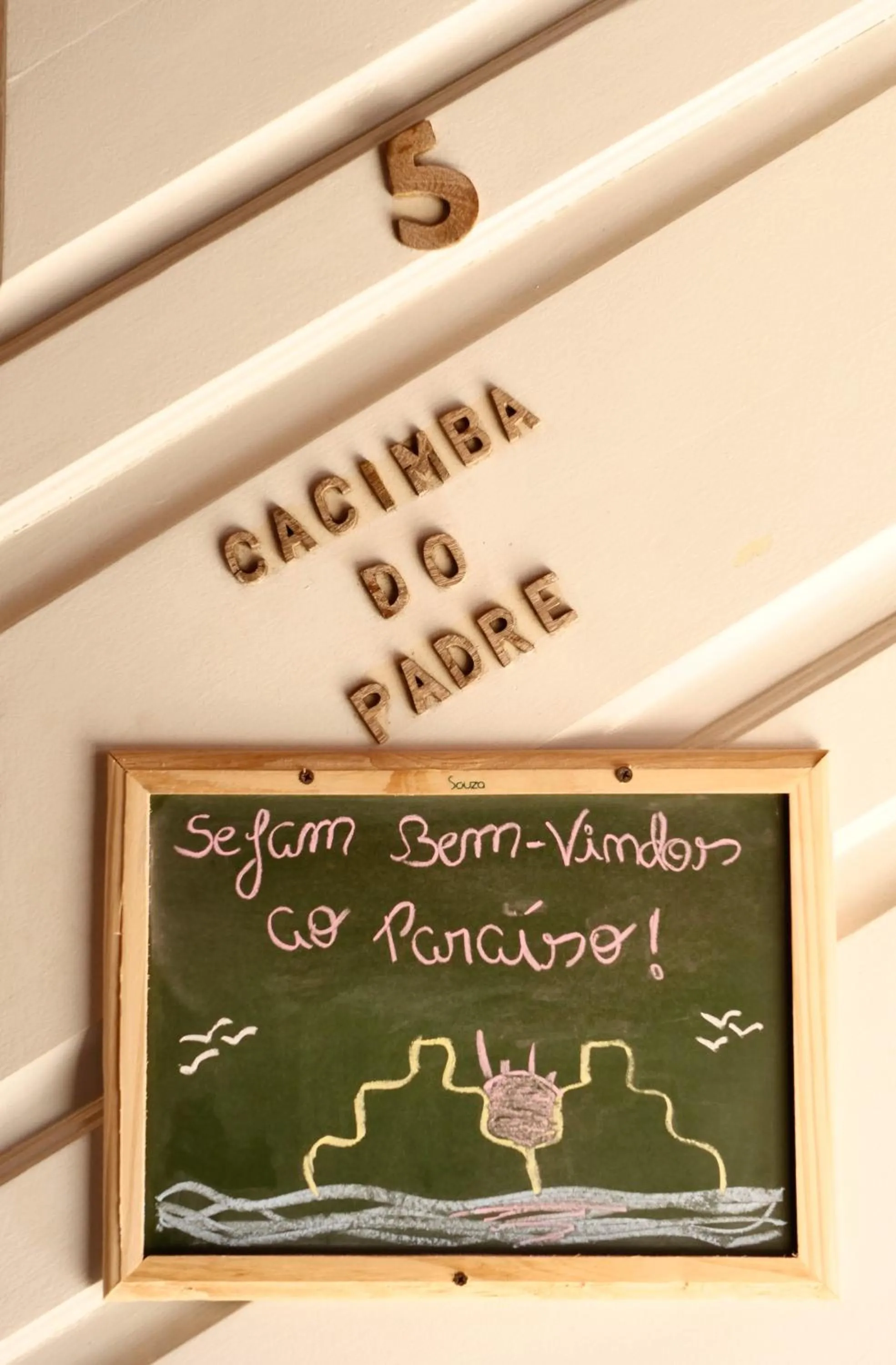 Decorative detail in Pousada Mar Aberto