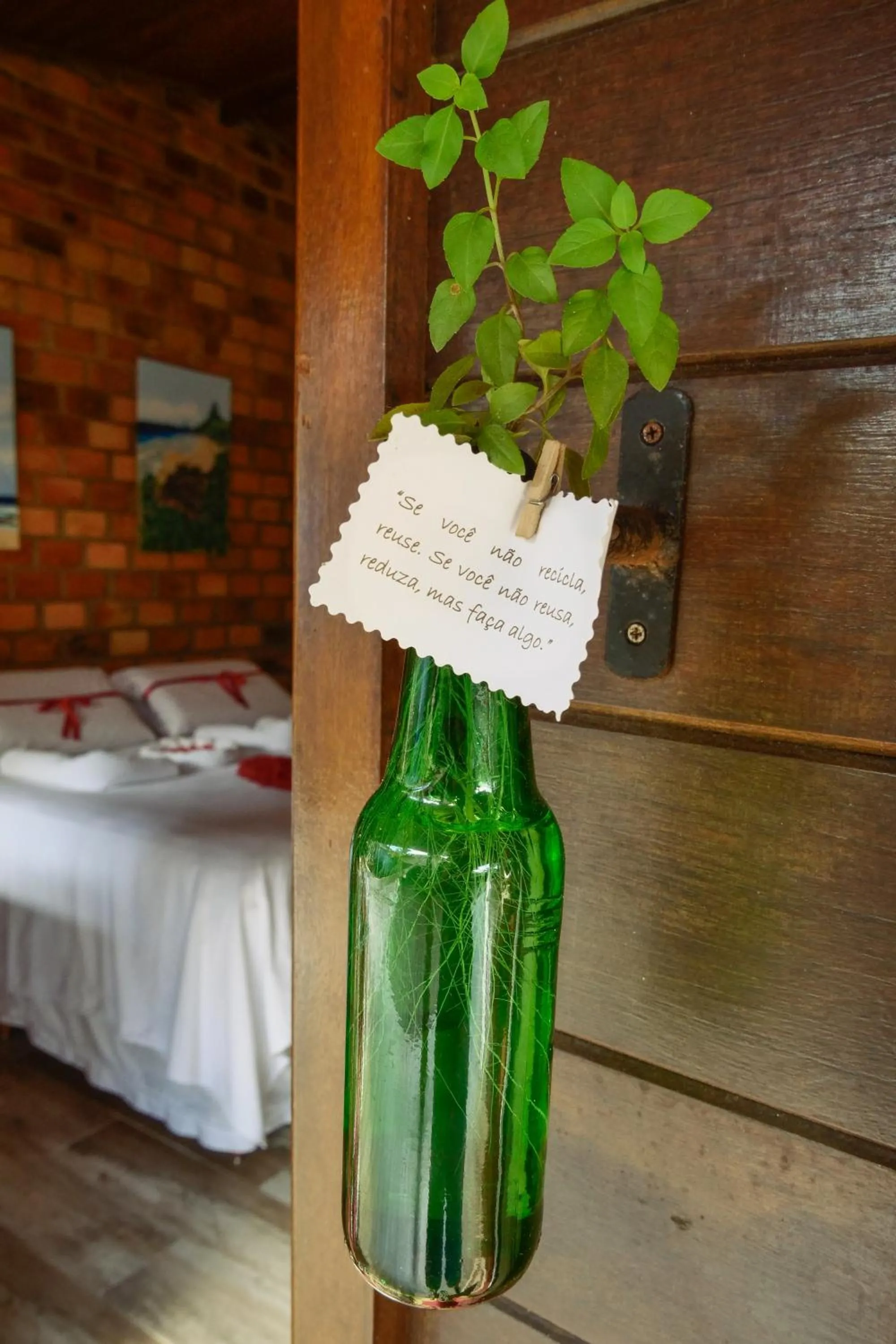 Decorative detail, Bed in Pousada Mar Aberto