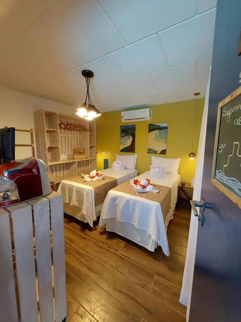 Bed in Pousada Mar Aberto