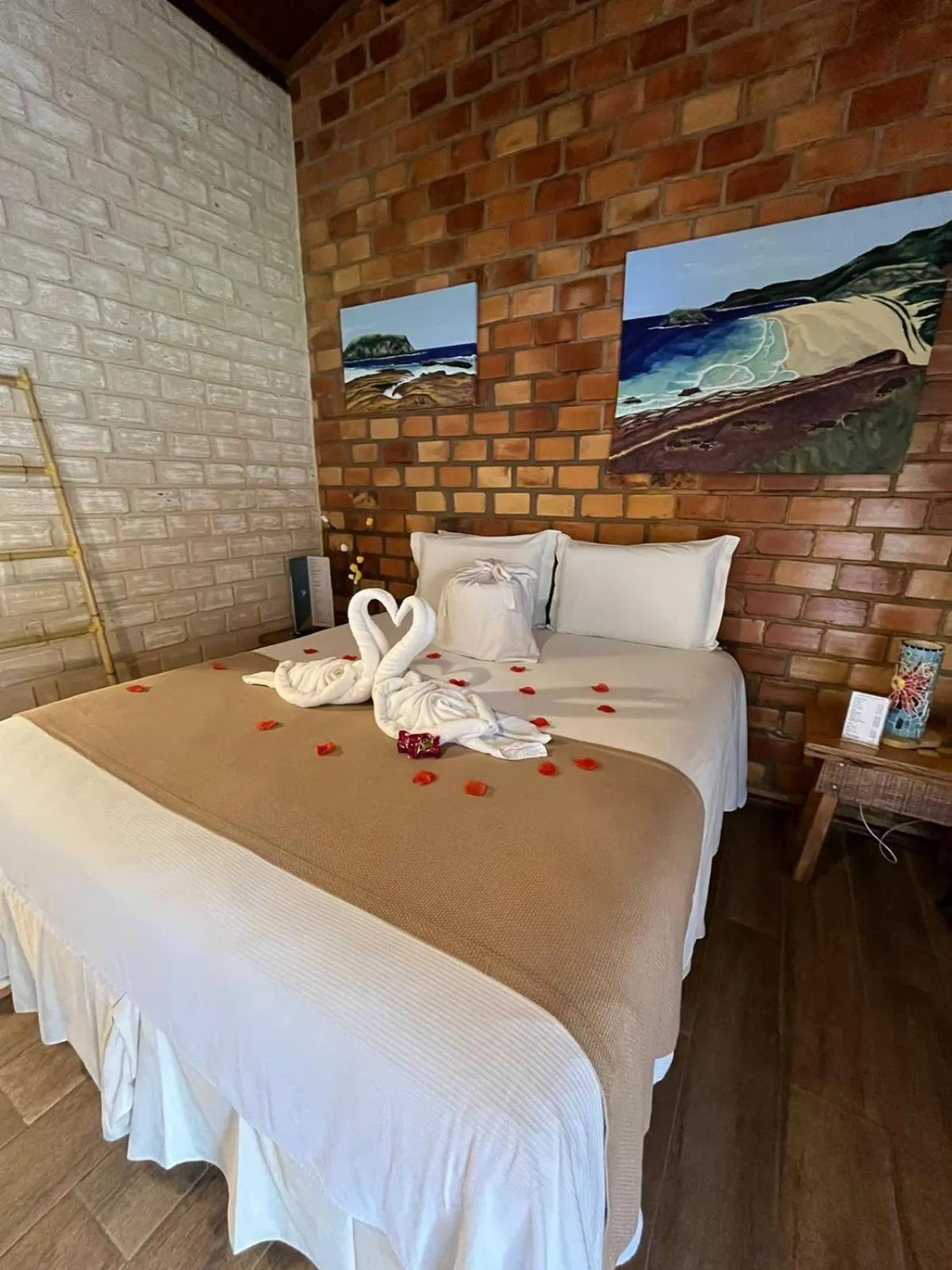 Photo of the whole room, Bed in Pousada Mar Aberto