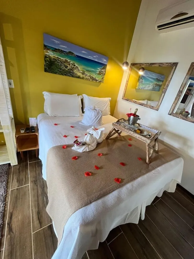 Bed in Pousada Mar Aberto