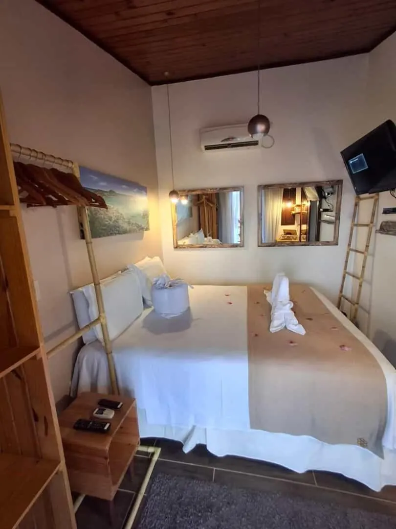 Bed in Pousada Mar Aberto