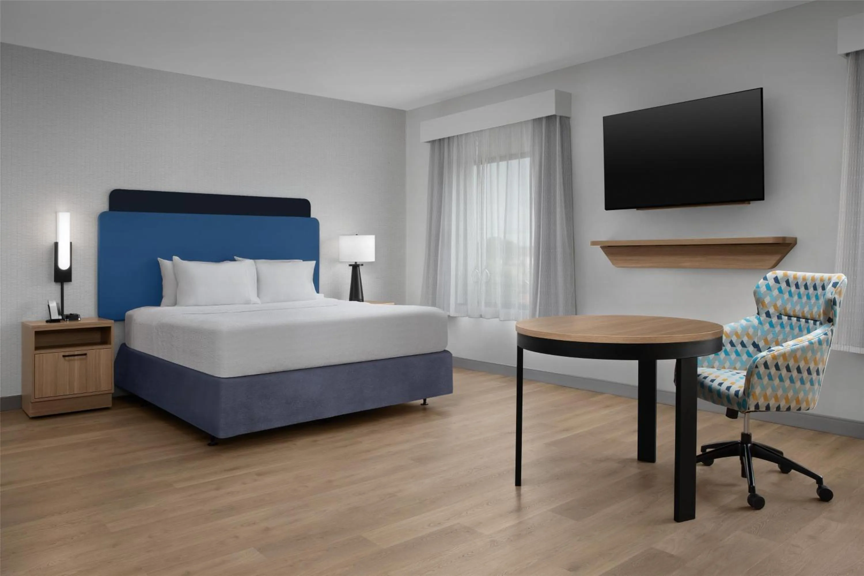 Bed in Hampton Inn & Suites Tupelo/Barnes Crossing