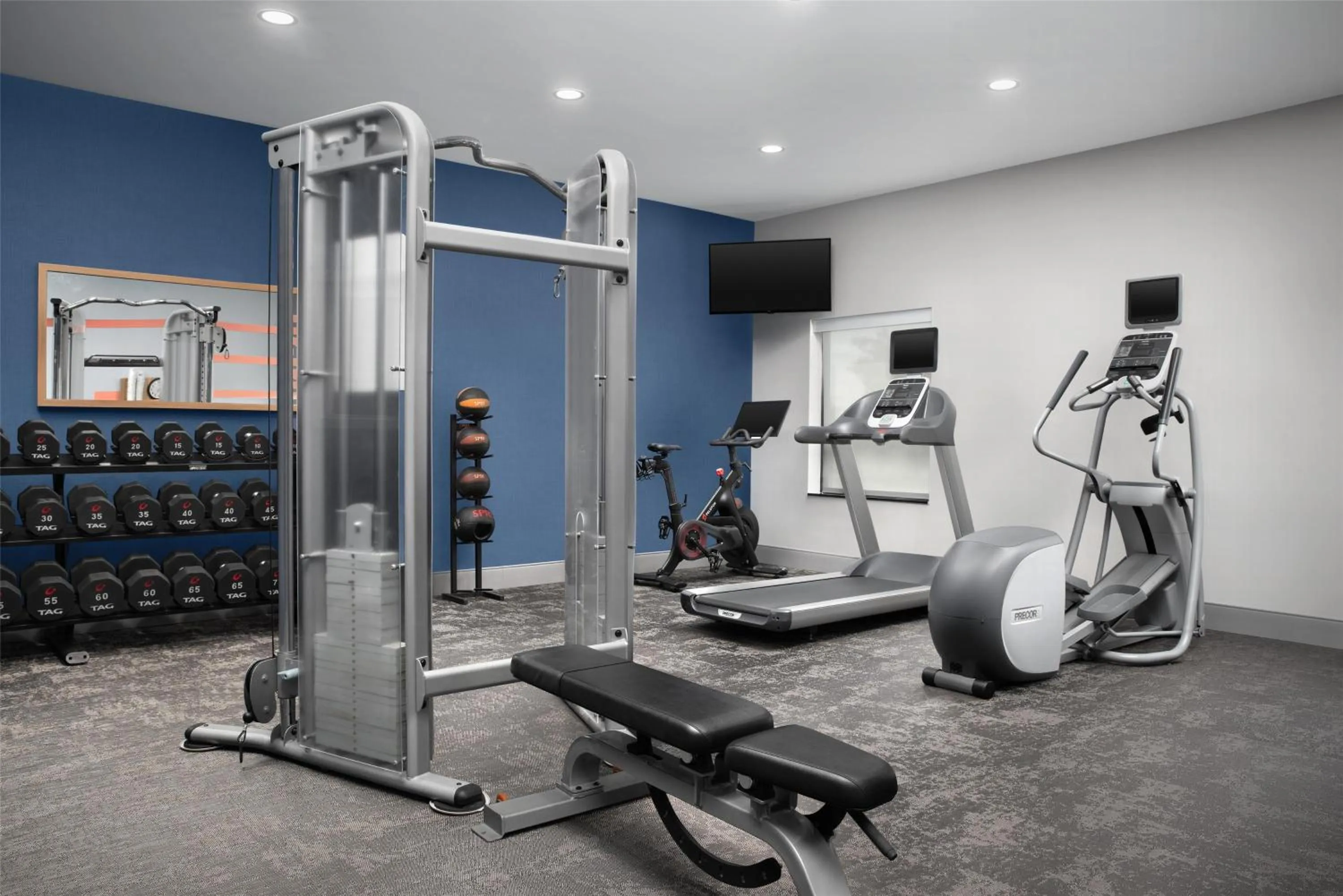 Fitness centre/facilities in Hampton Inn & Suites Tupelo/Barnes Crossing