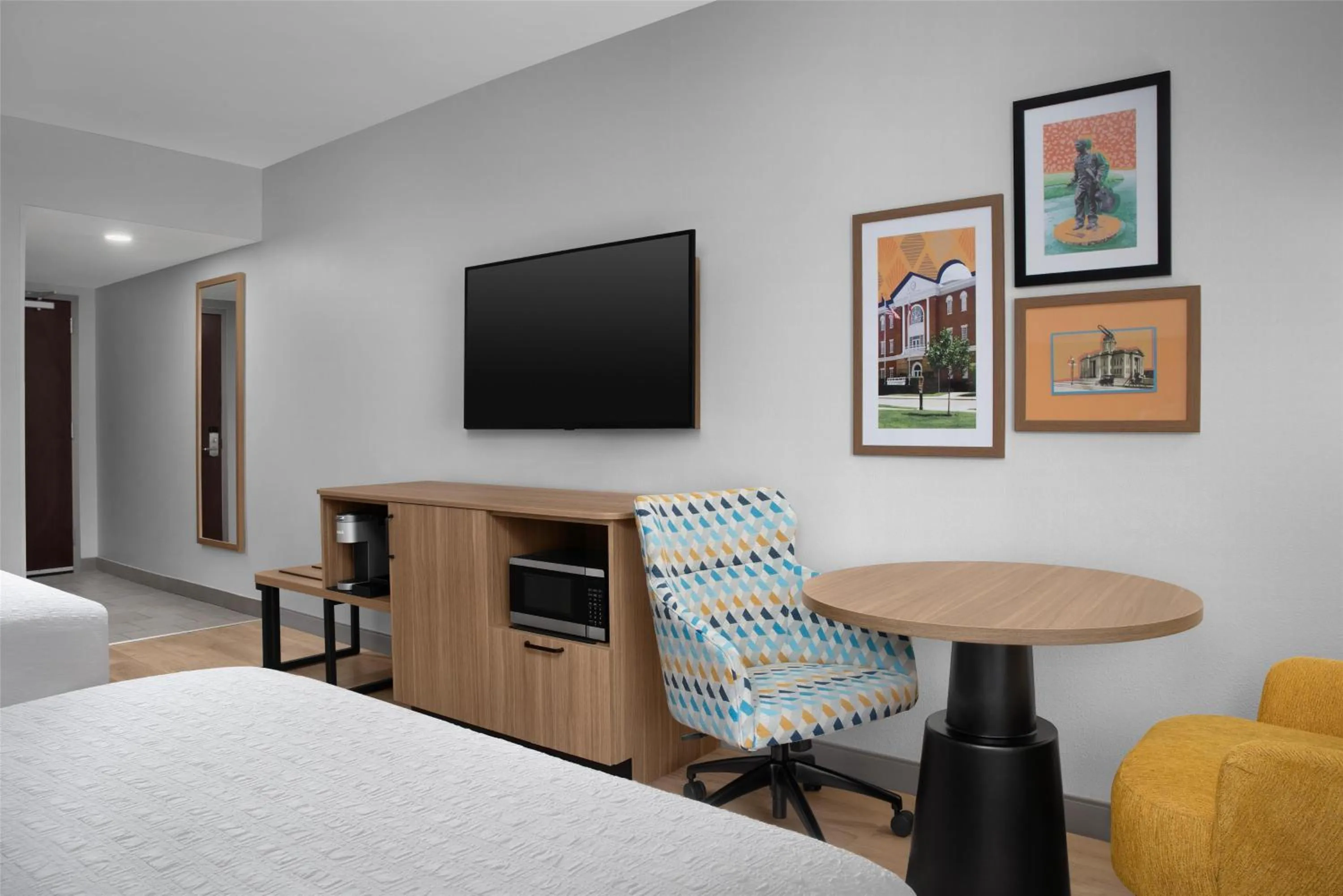 Bed in Hampton Inn & Suites Tupelo/Barnes Crossing