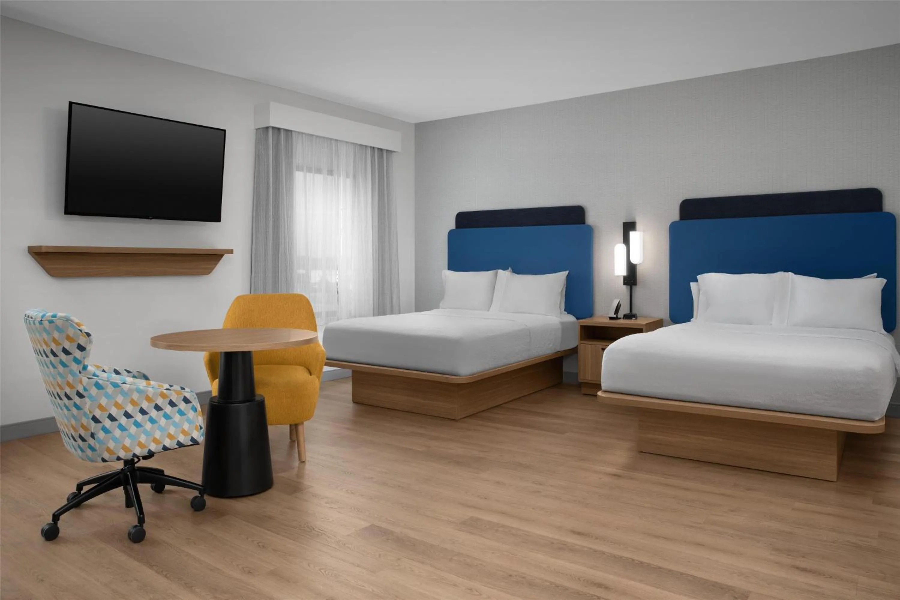 Bed in Hampton Inn & Suites Tupelo/Barnes Crossing