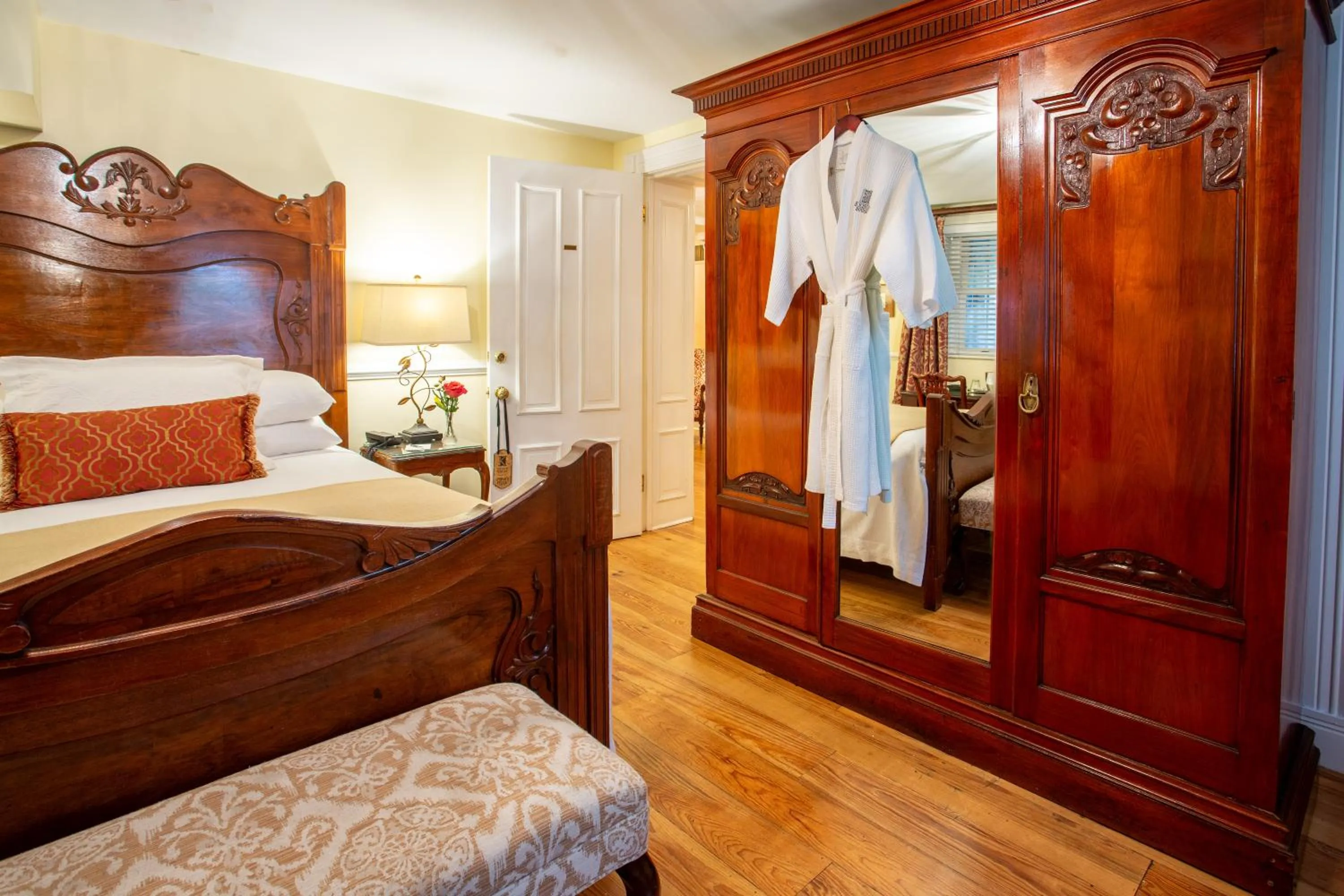 Bedroom, Bed in Kehoe House, Historic Inns of Savannah Collection
