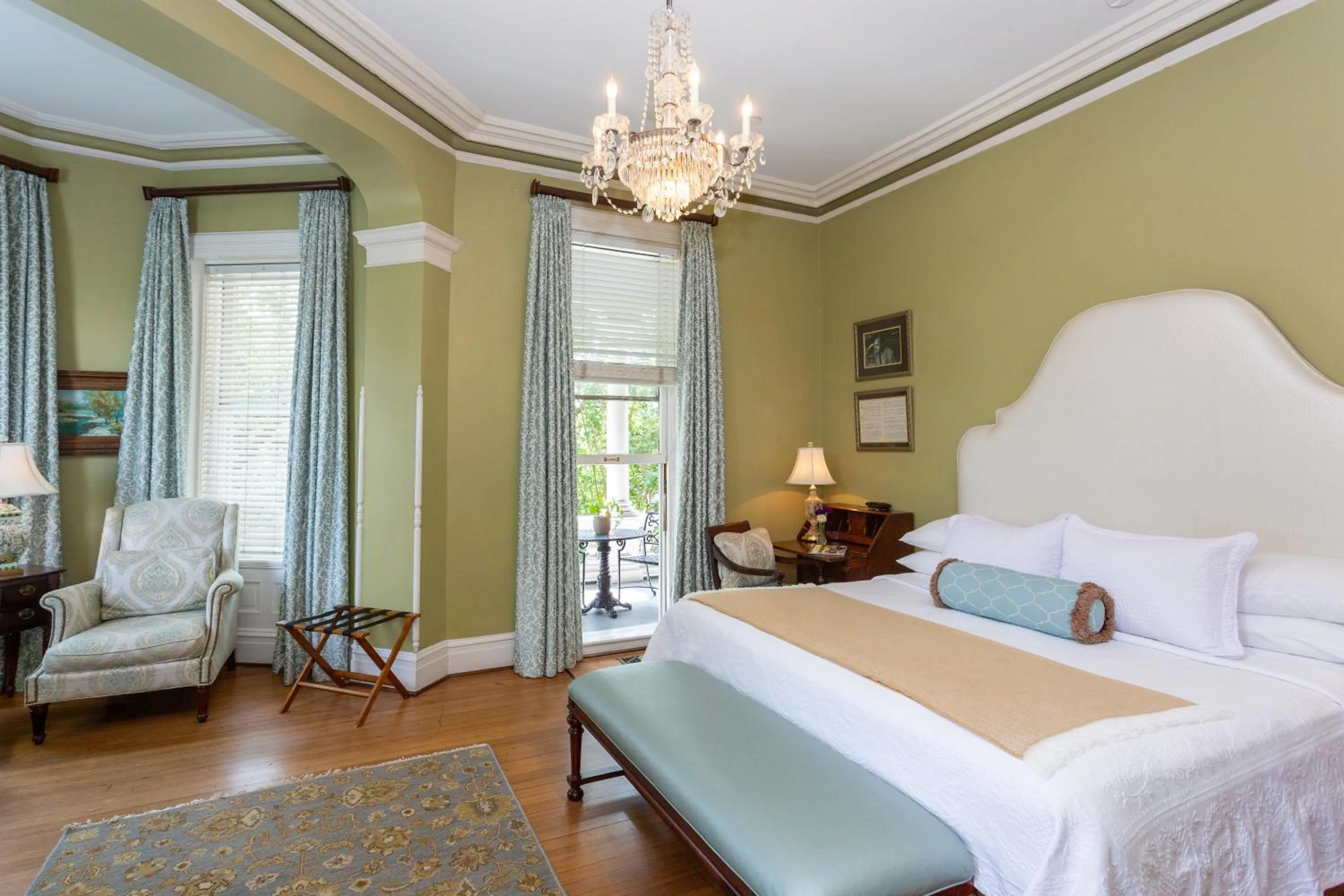 Bedroom, Bed in Kehoe House, Historic Inns of Savannah Collection