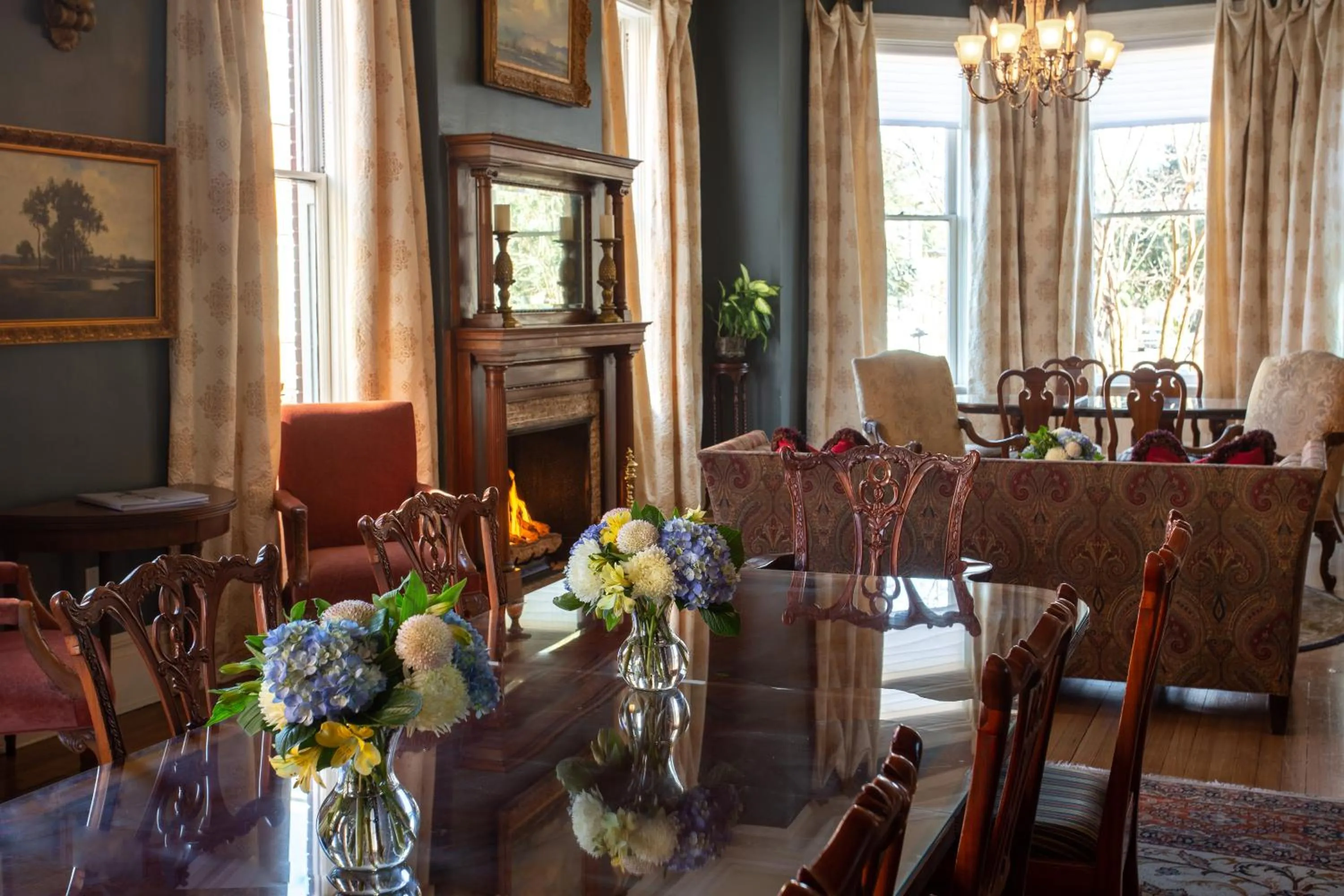 Seating area in Kehoe House, Historic Inns of Savannah Collection