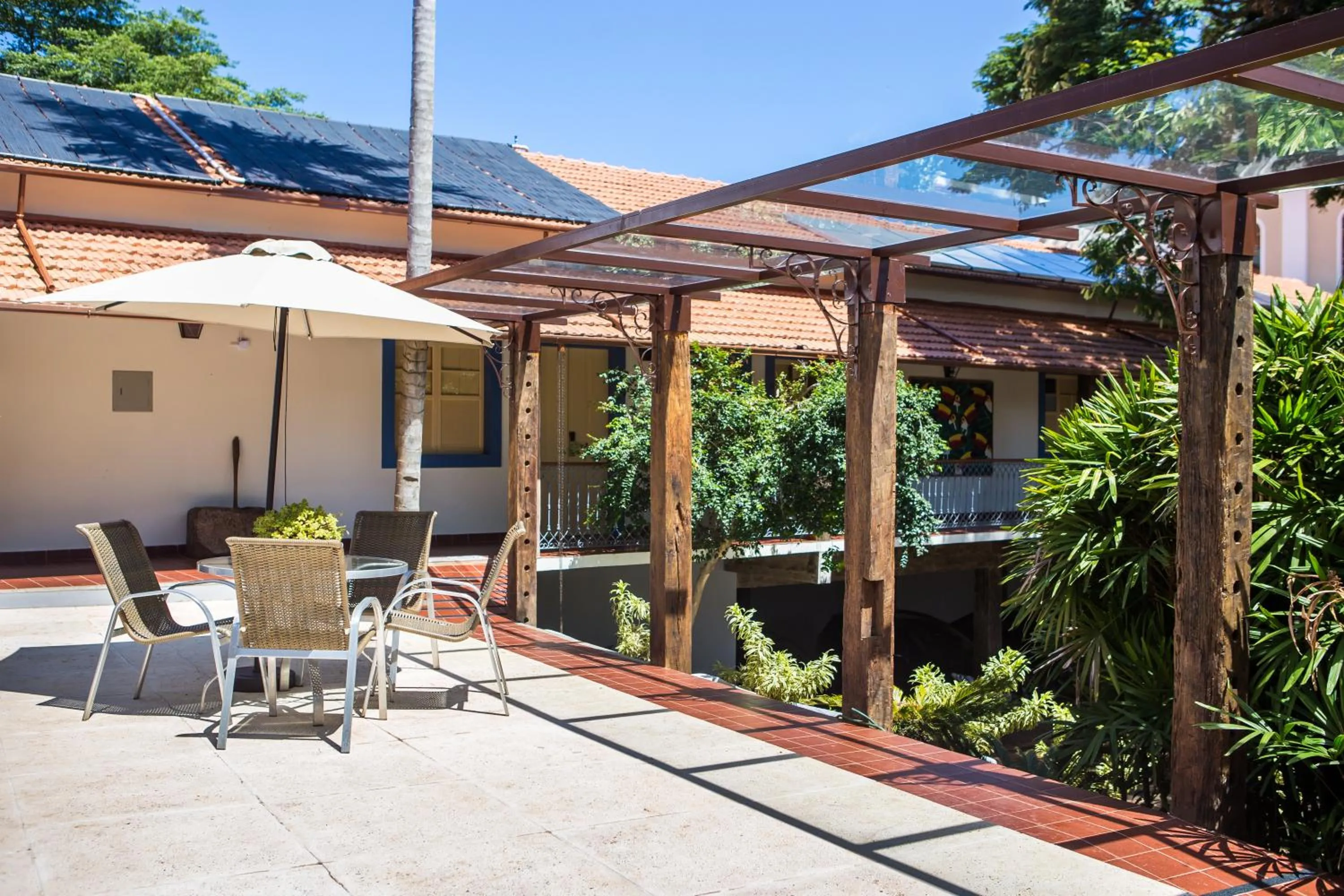 Garden view in Pousada Villa Magnolia