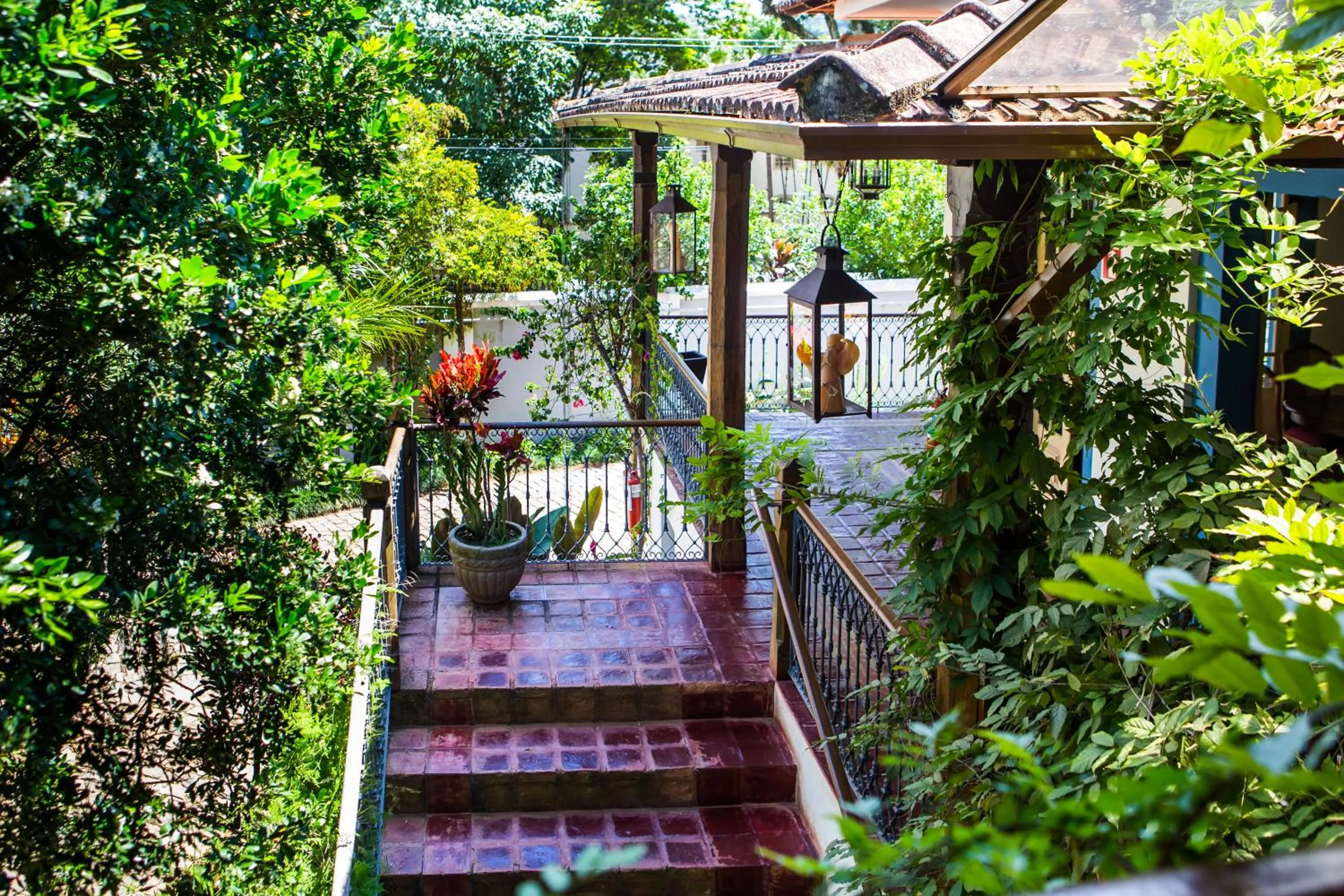 Balcony/Terrace in Pousada Villa Magnolia