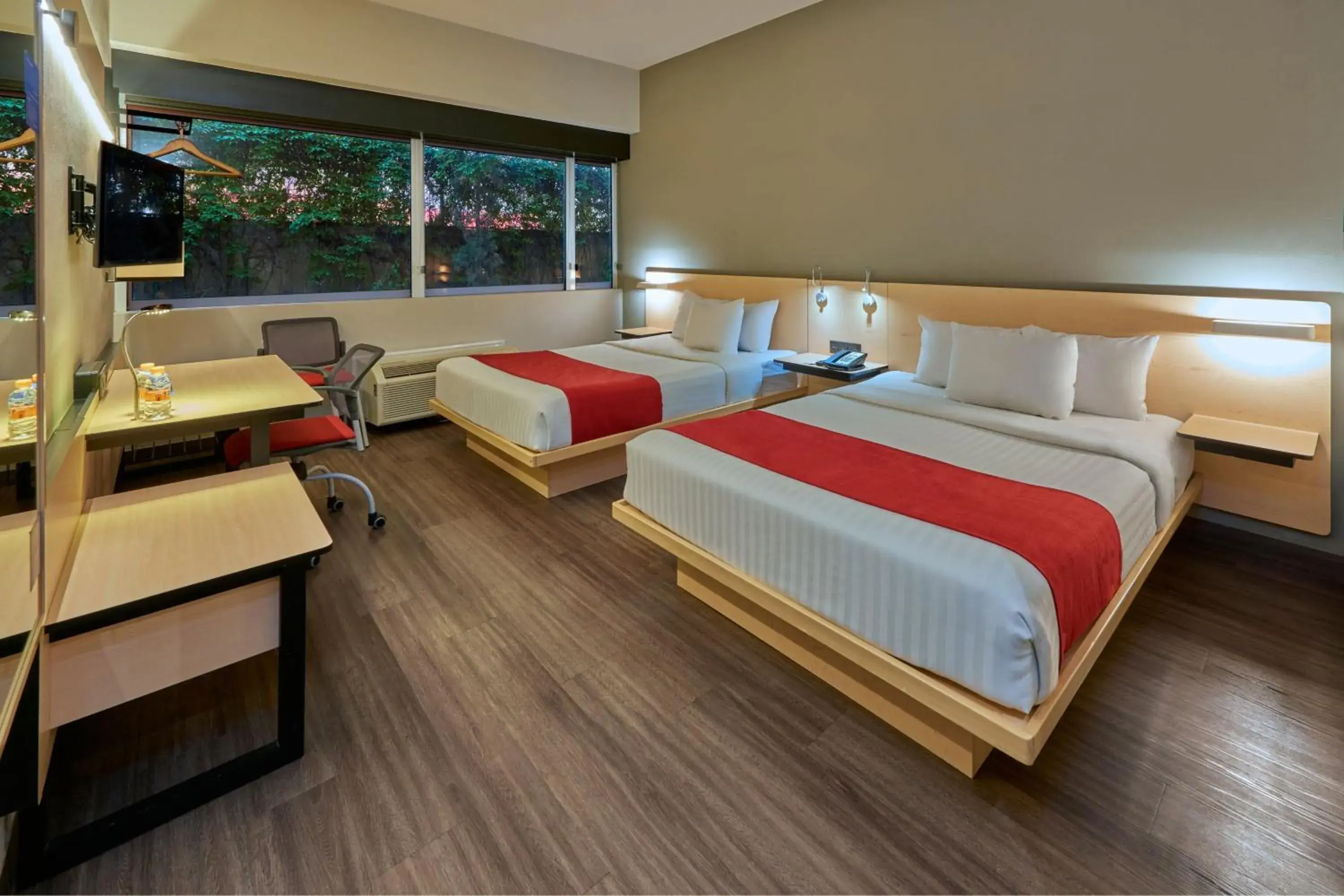 Double Room with Two Double Beds in City Express by Marriott Saltillo Norte Double Room with Two Double Beds in City Express by Marriott Saltillo Norte