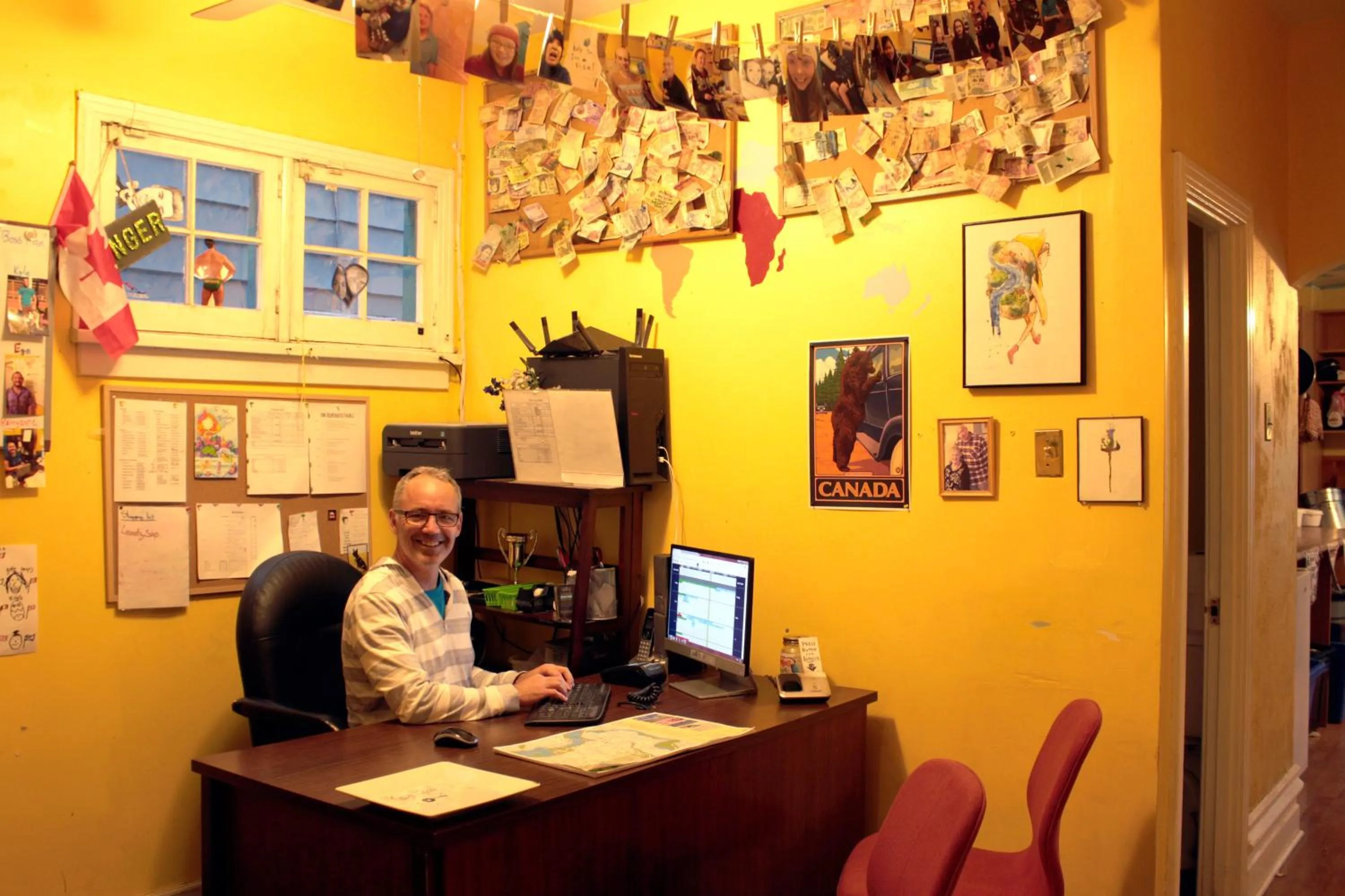 Staff in Ottawa Backpackers Inn