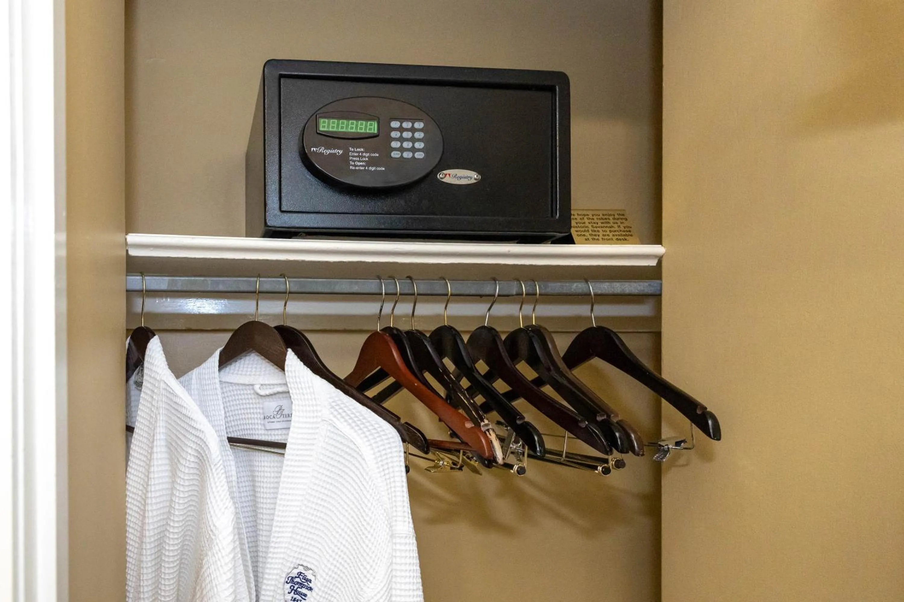 safe in Eliza Thompson House, Historic Inns of Savannah Collection