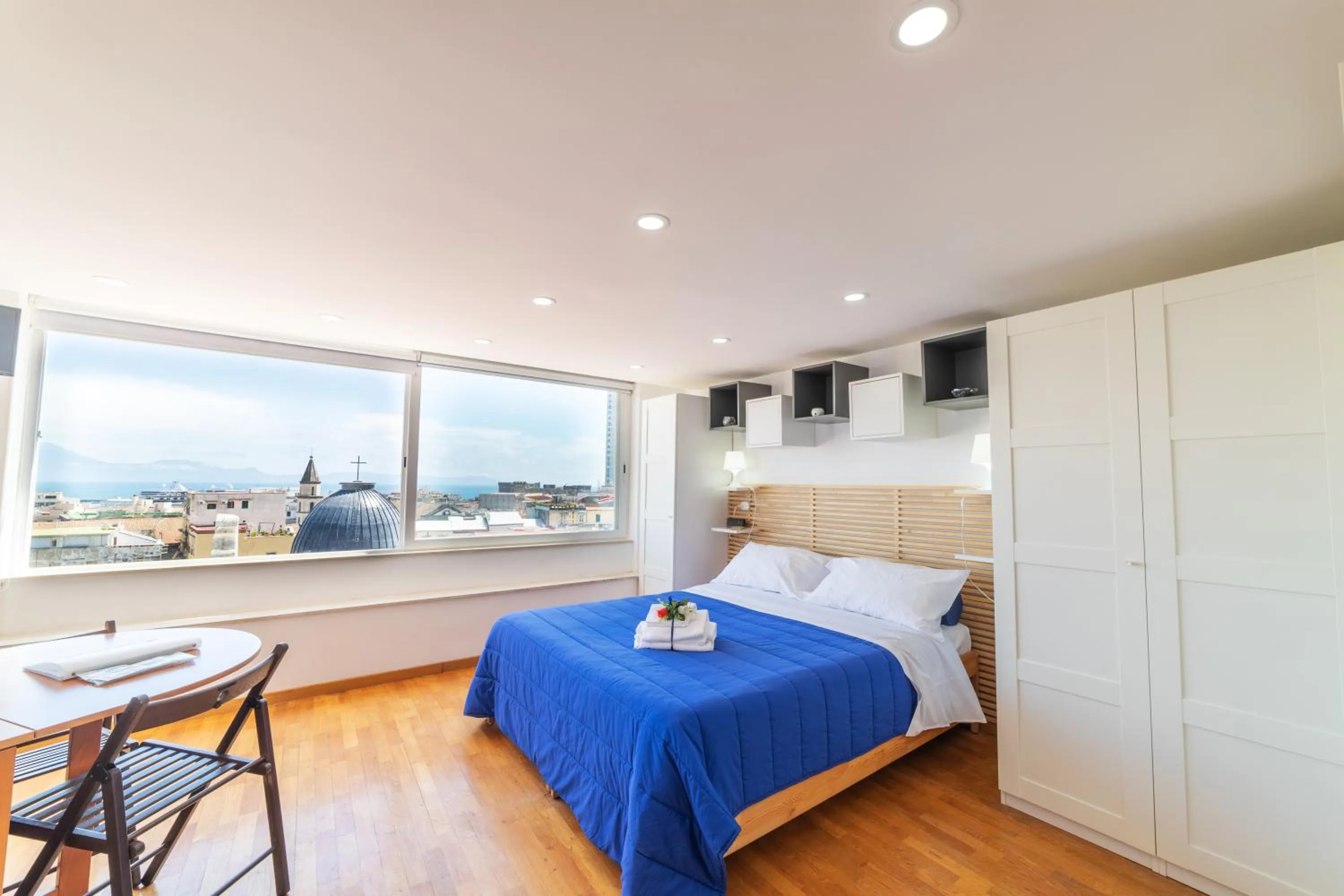 View (from property/room), Bed in Annunziata Bed and Breakfast