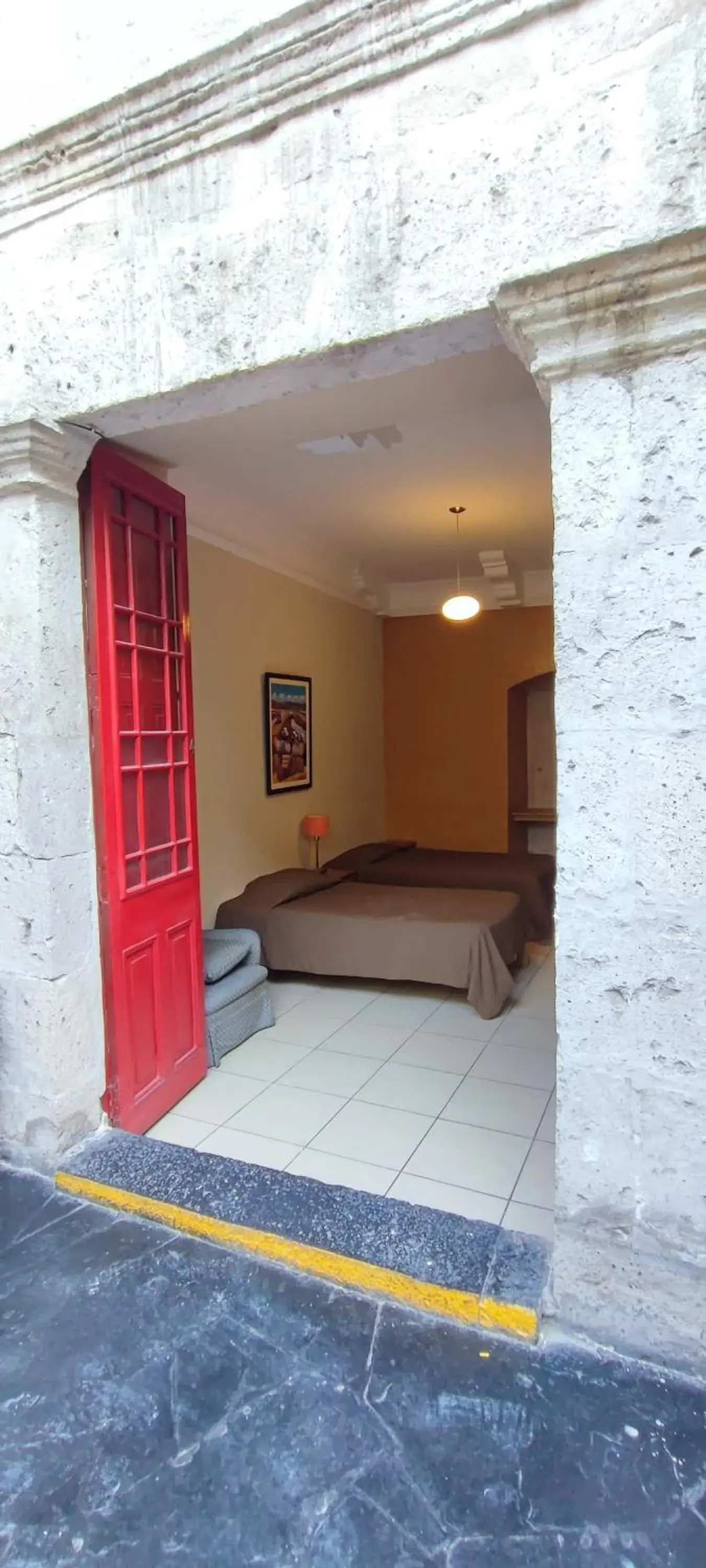 Twin Room with Bathroom in Flying Dog Hostel Arequipa Twin Room with Bathroom in Flying Dog Hostel Arequipa