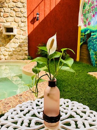 Patio in Casa Sisal Valladolid Yuc