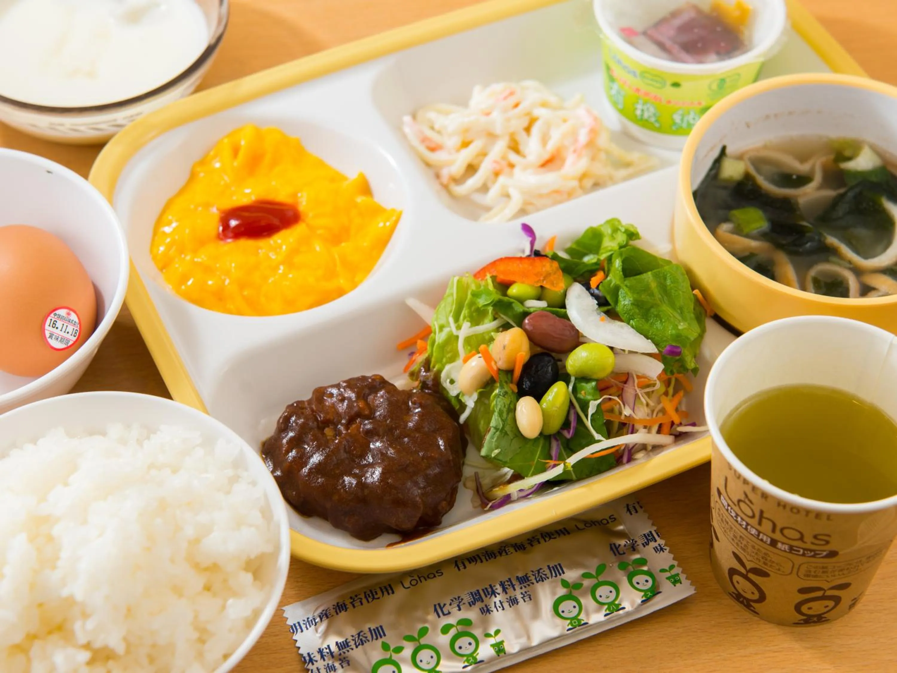 Breakfast in Super Hotel Tokyo Nihombashi Mitsukoshimae